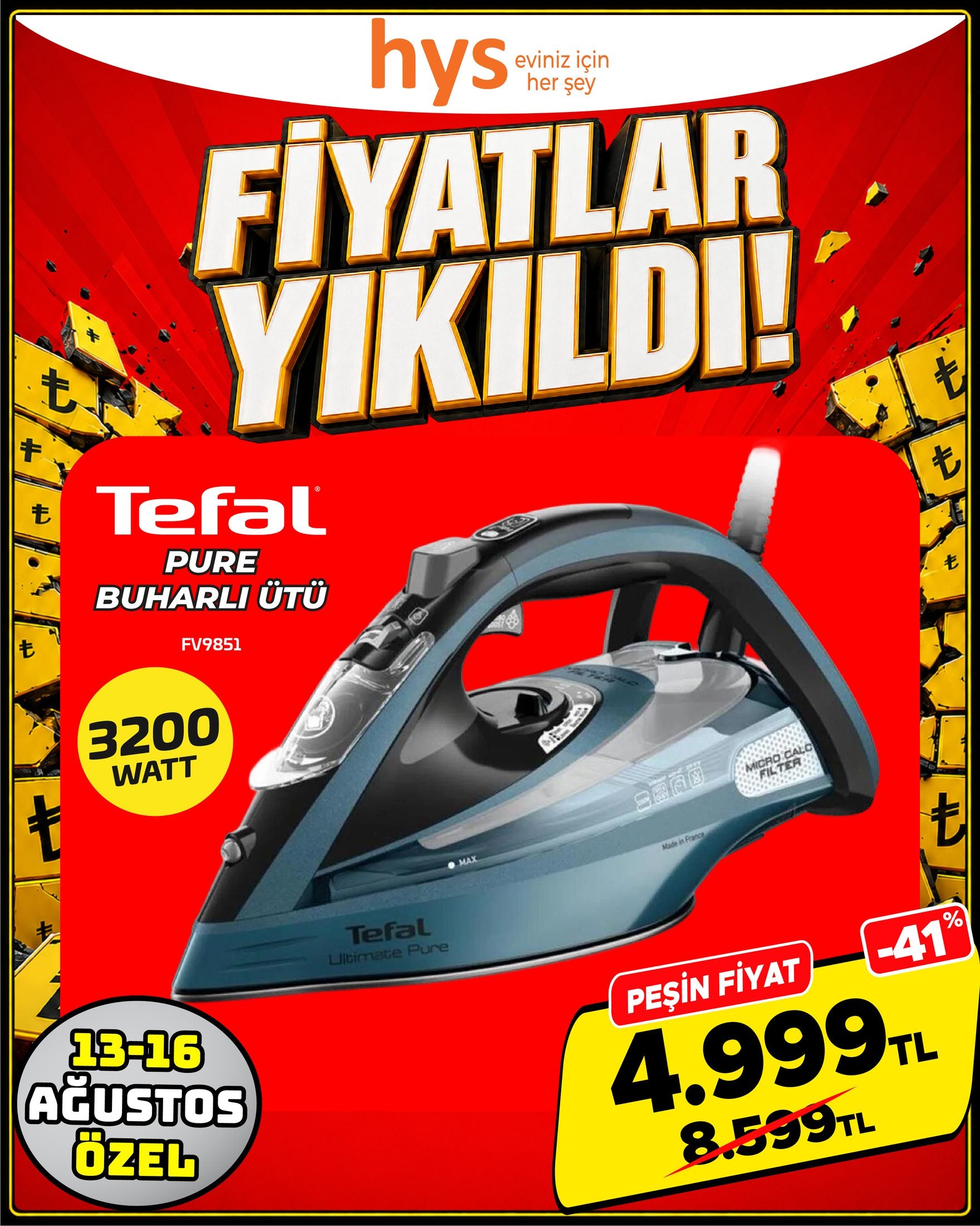 Tefal Puregliss Ütü