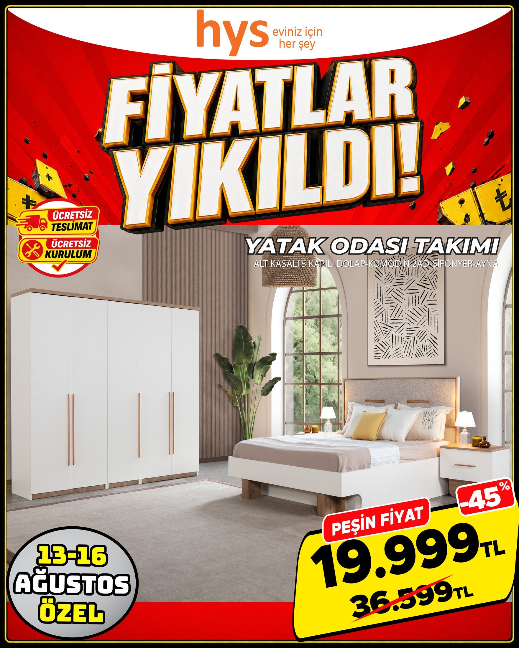 Yatak Odası Takımı Model 1 Ürün ana görseli
