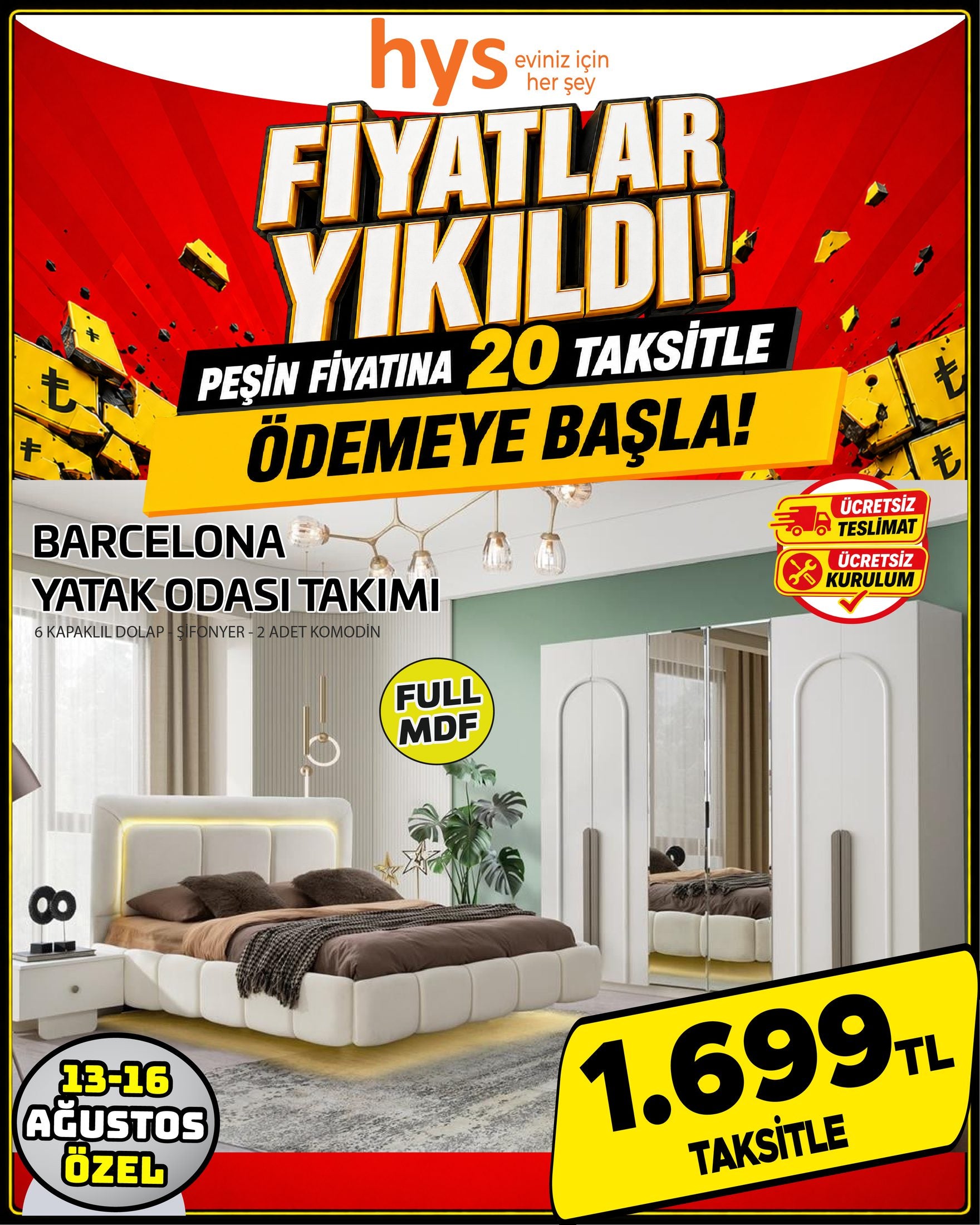 Barcelona Yatak Odası Takımı