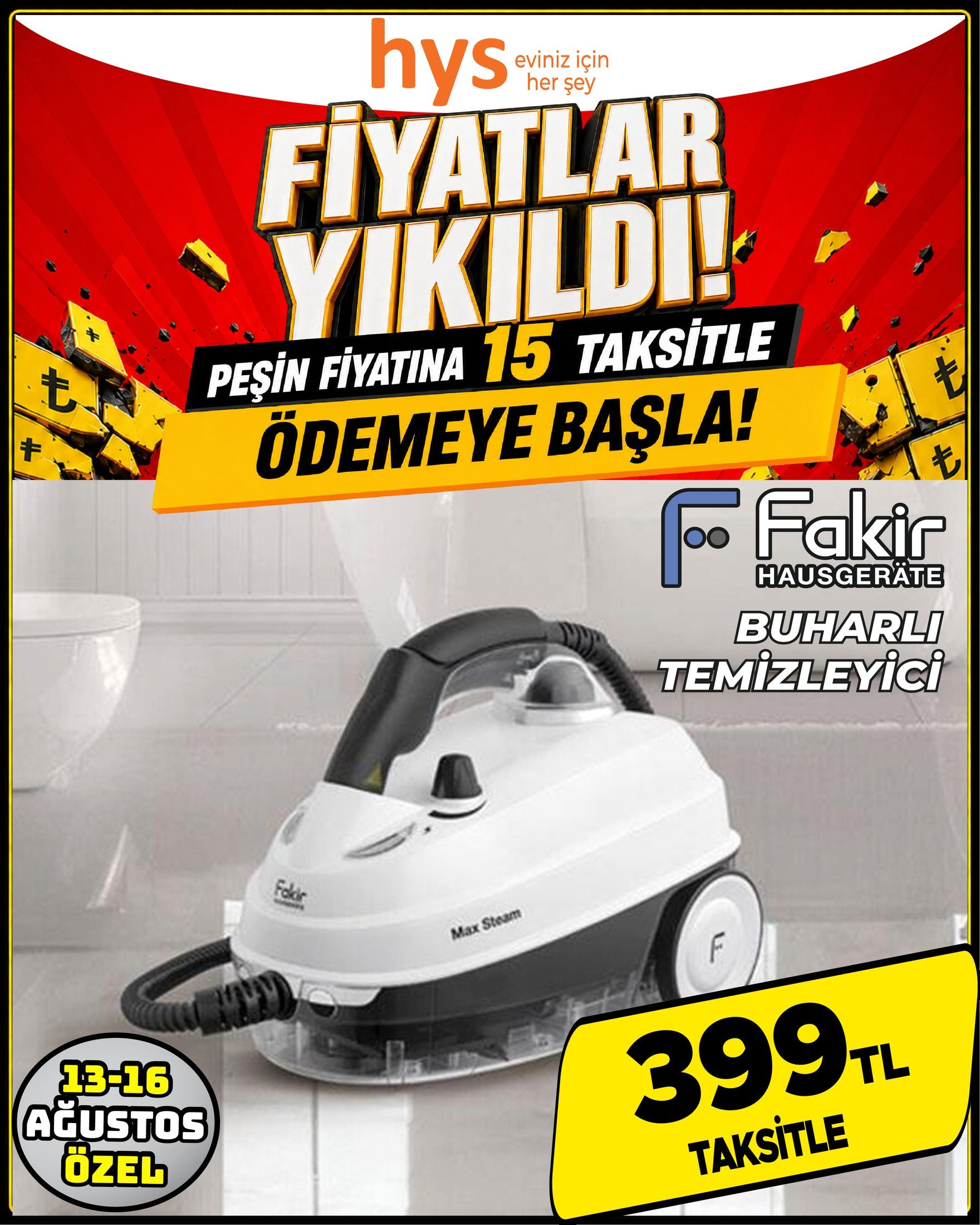 Fakir Buharlı Temizleyici