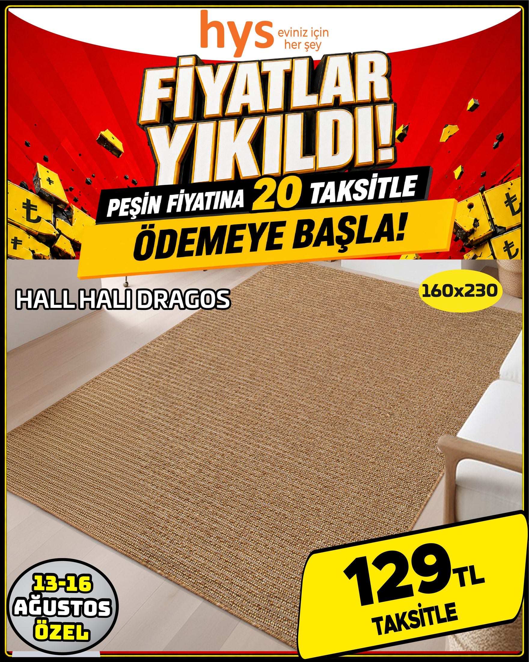 Hall Halı Dragos 160x230 Ürün ana görseli