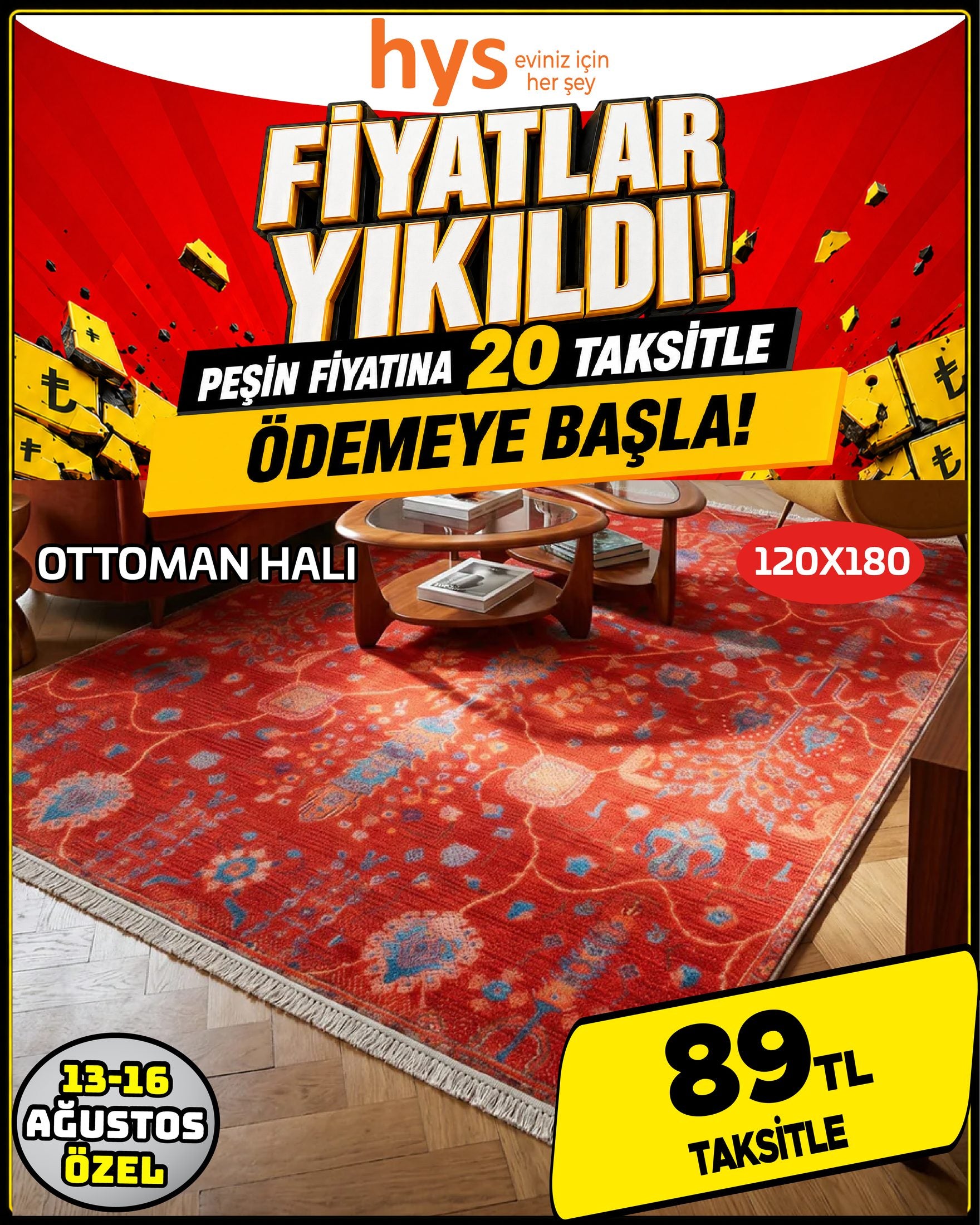 Ottoman Halı 120x180 Ürün ana görseli