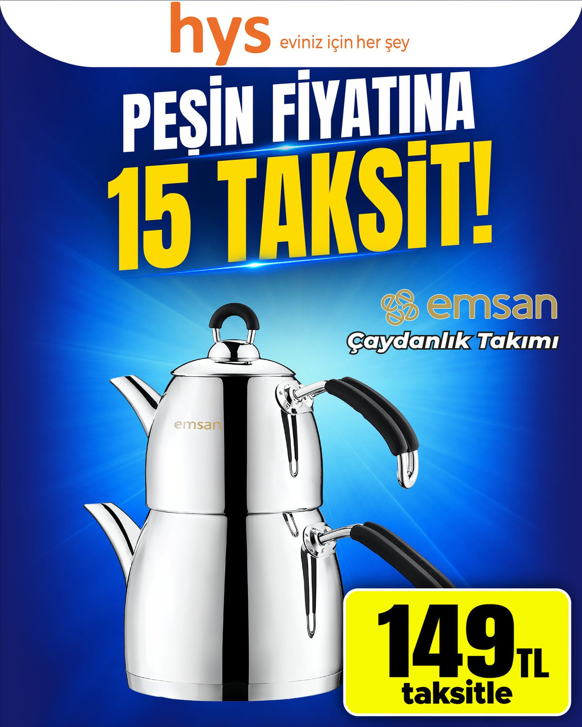 Emsan Çaydanlık Takımı Ürün ana görseli