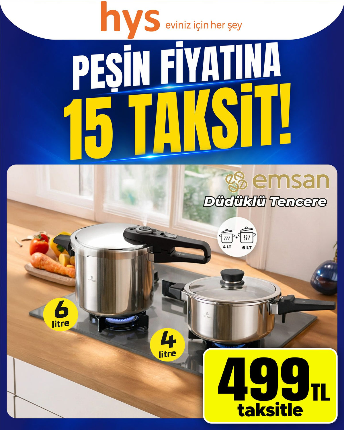 Emsan Düdüklü Tencere Seti