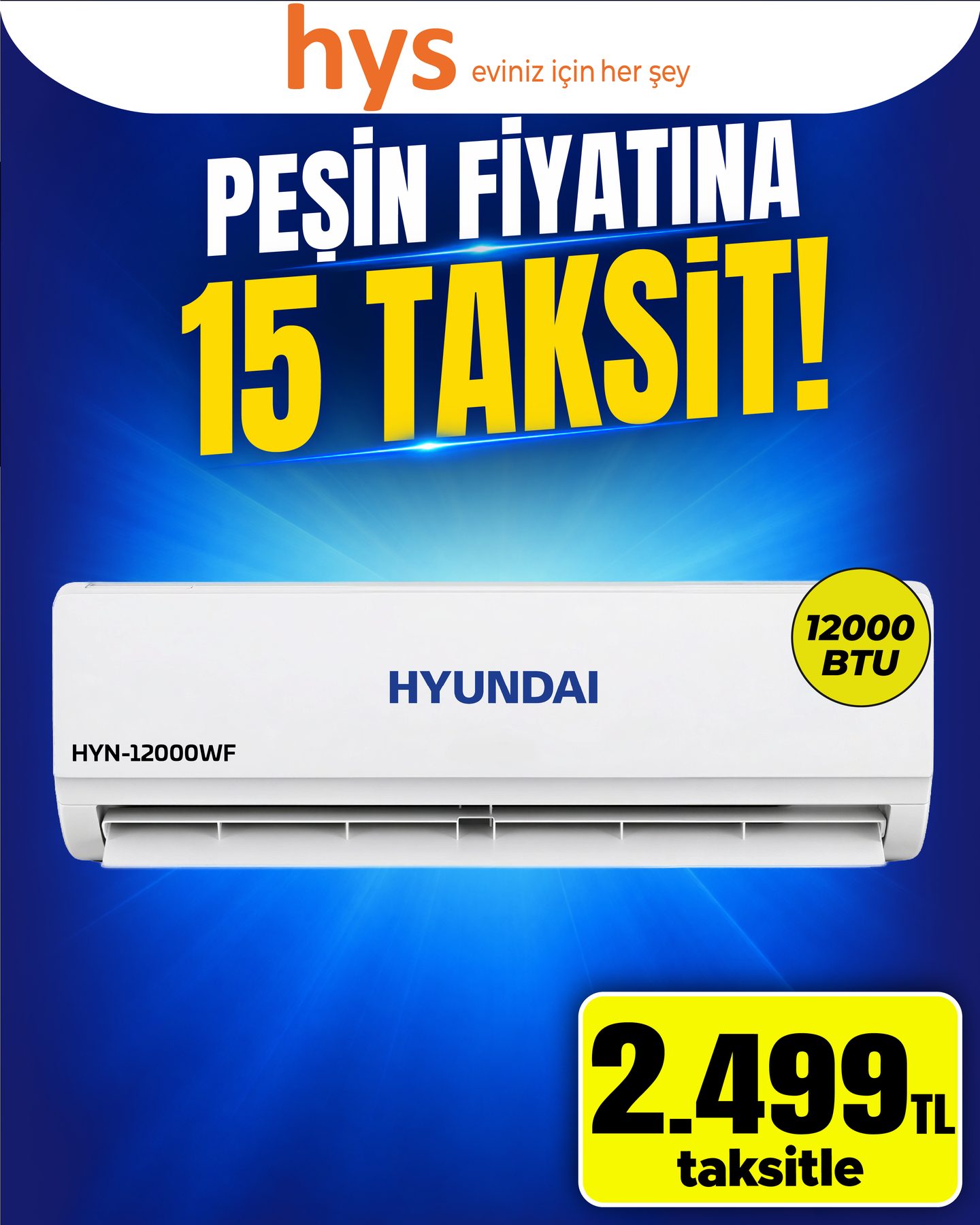 Hyundai 12000 BTU Klima