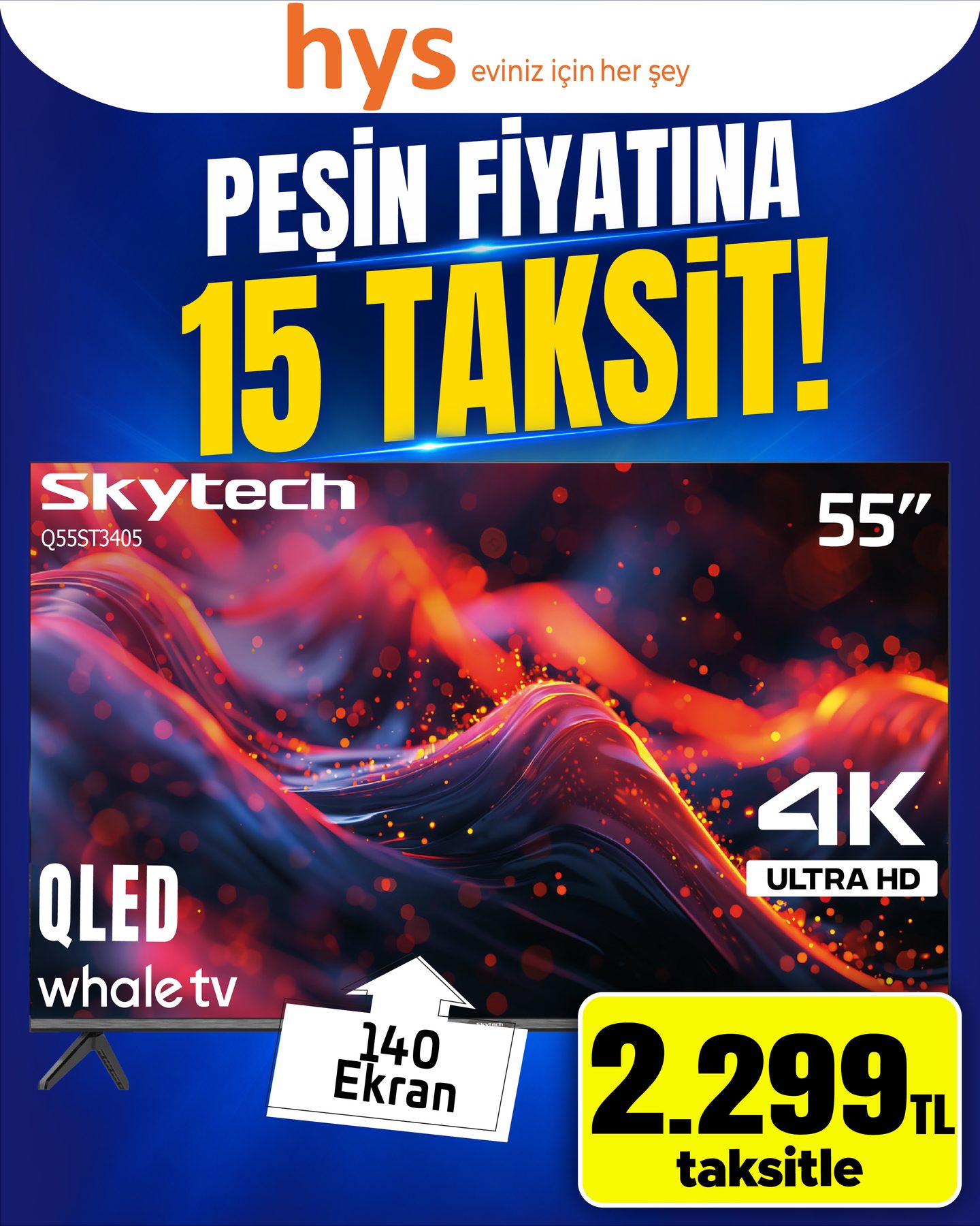 Skytech 55 İnç QLED TV
