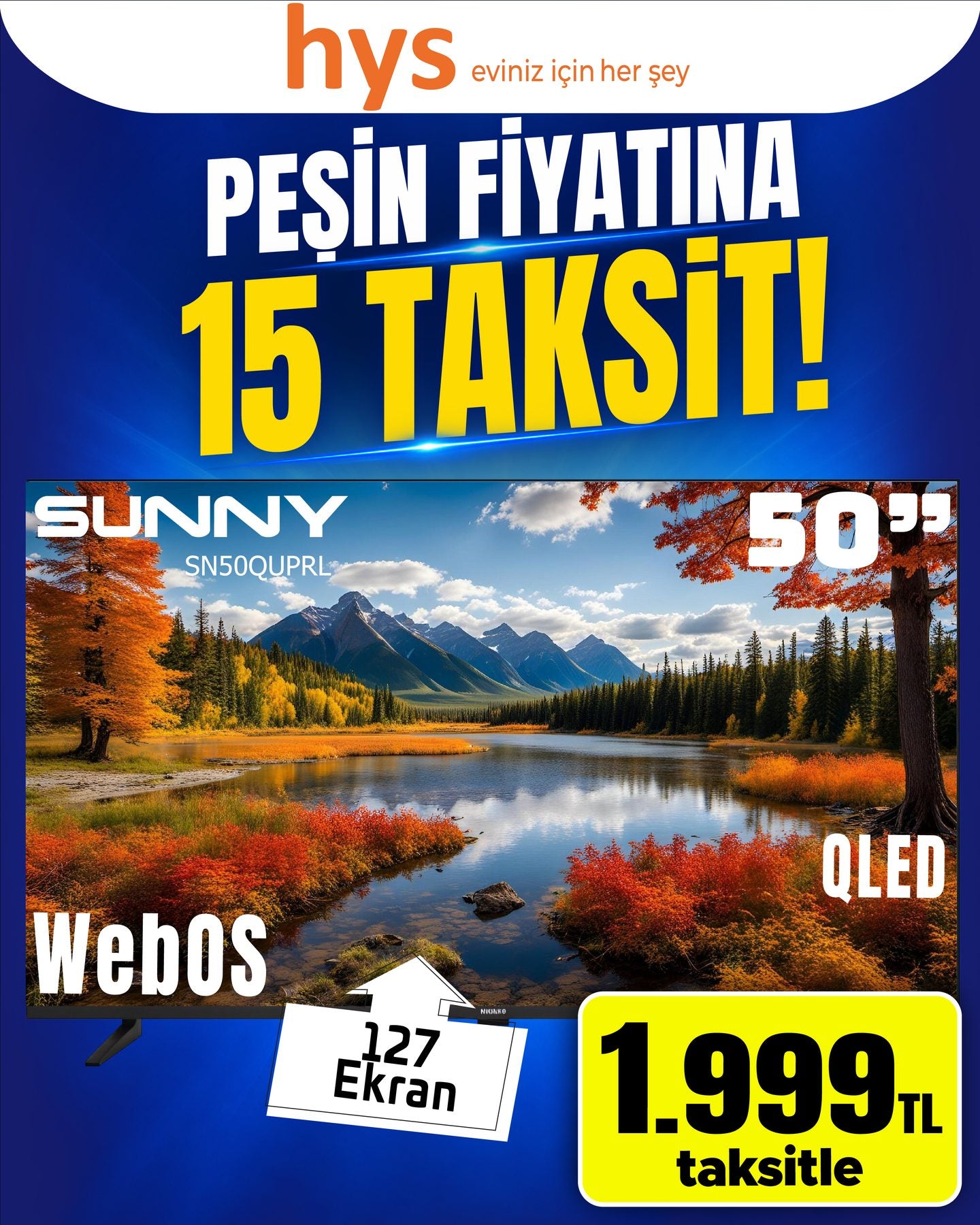Sunny 50 İnç QLED TV