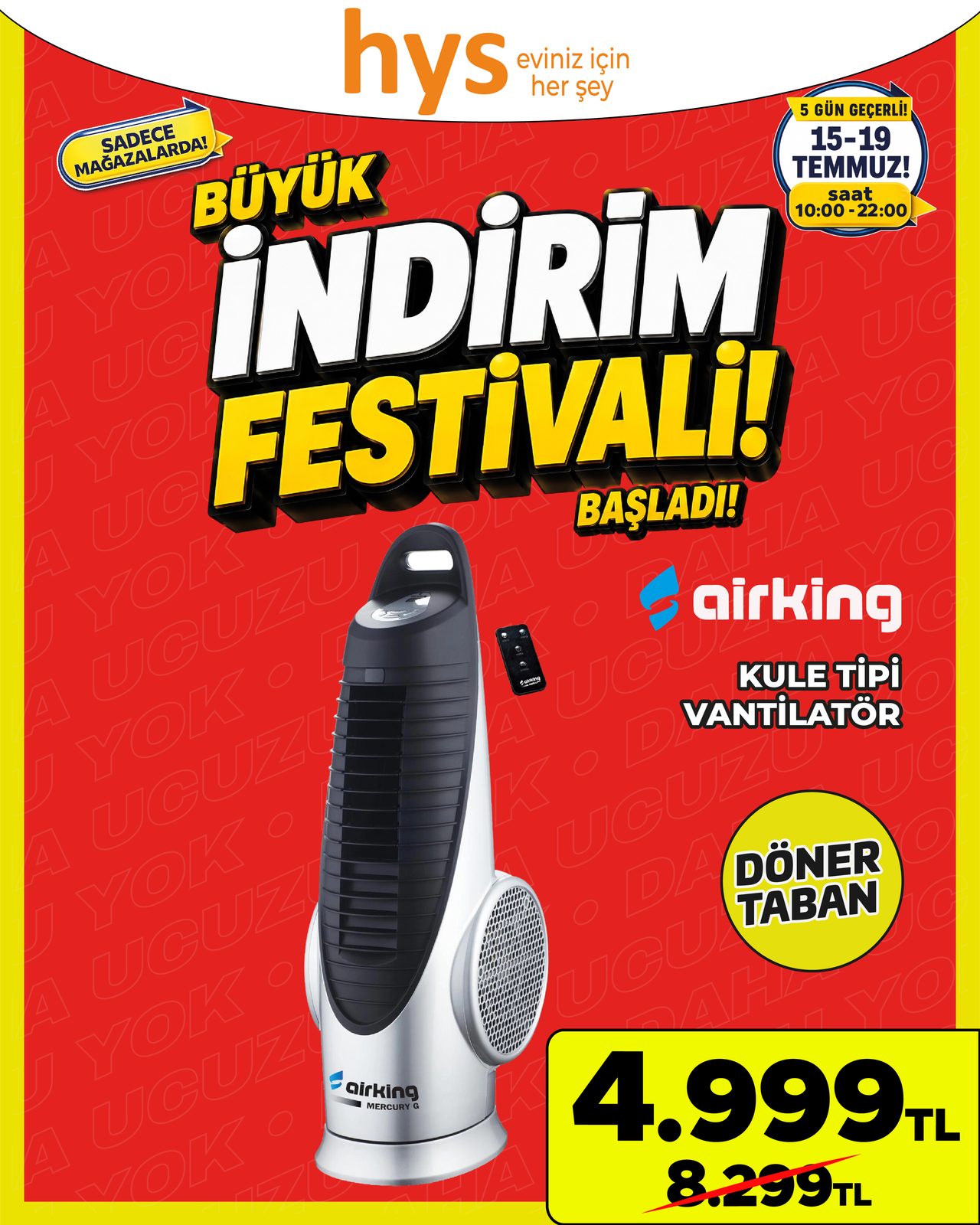 Airking Kule Tipi Vantilatör Ürün ana görseli