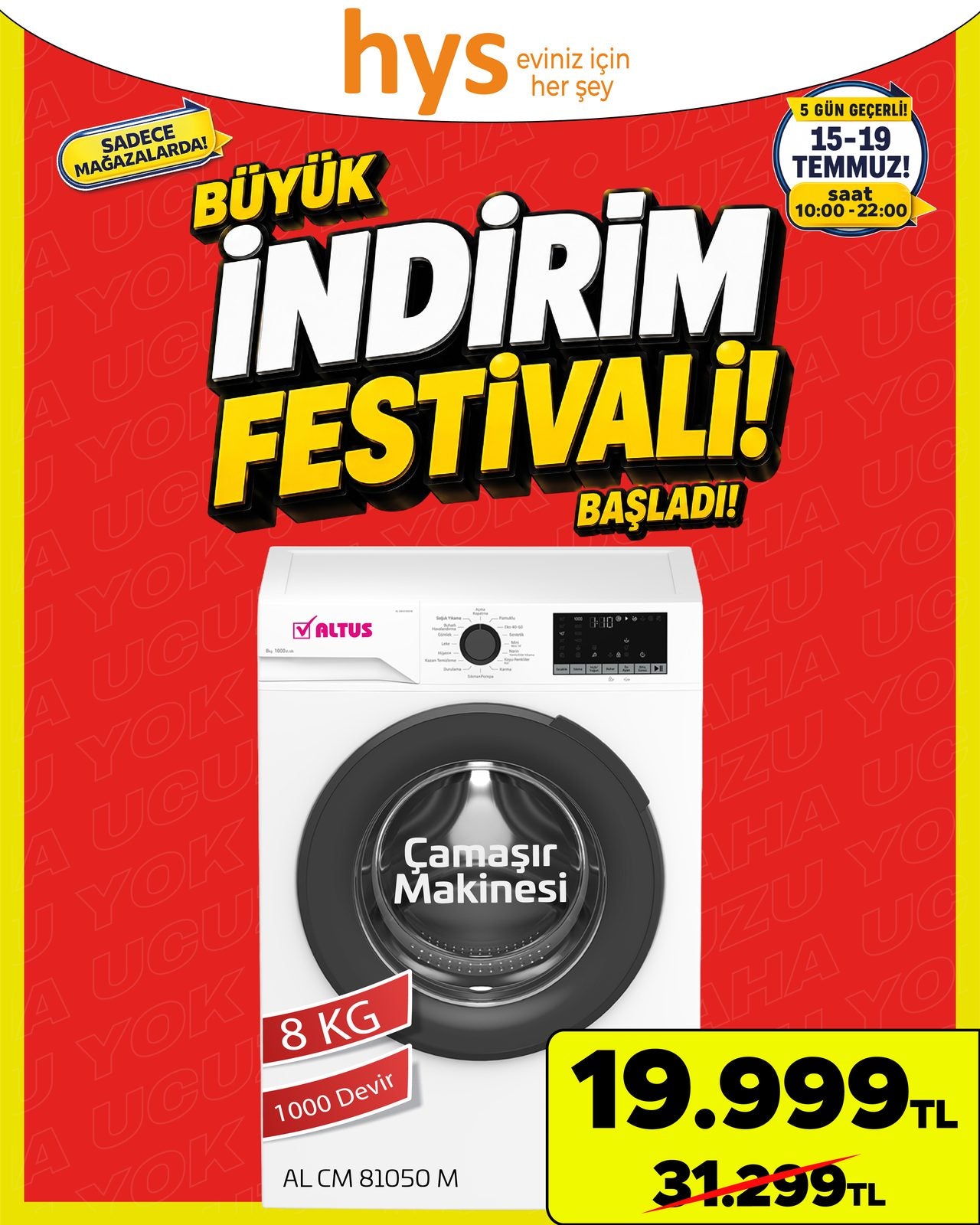 Altus Çamaşır Makinesi