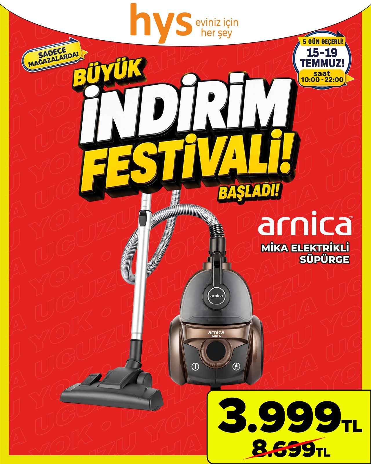 Arnica Mika Elektrikli Süpürge