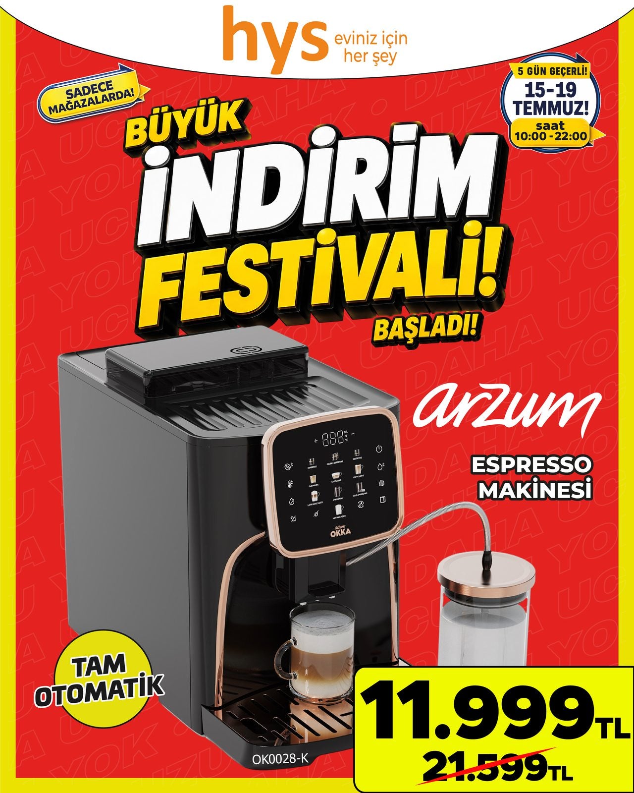 Arzum Espresso Makinesi