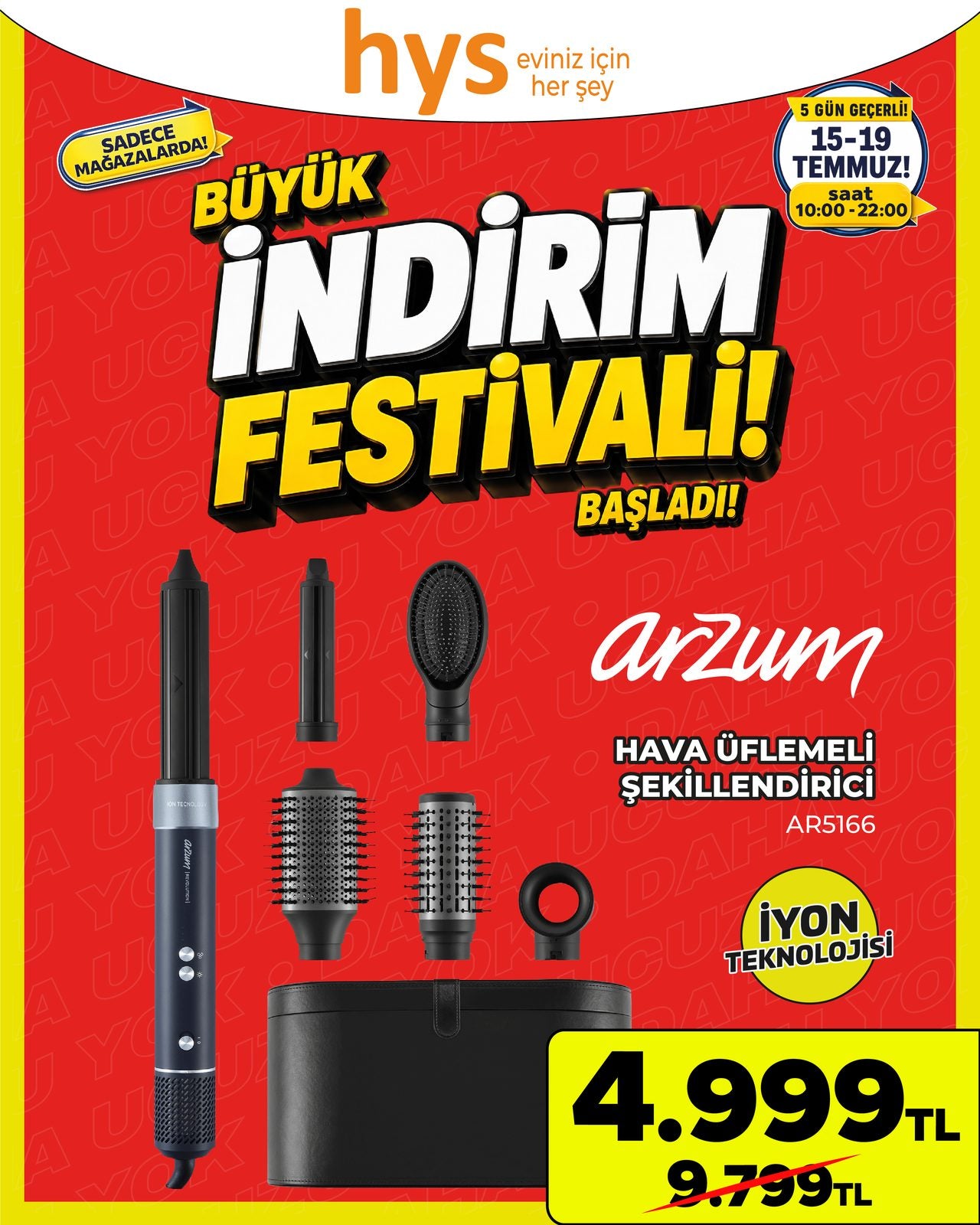 Arzum Hava Üflemeli Şekillendirici Ürün ana görseli