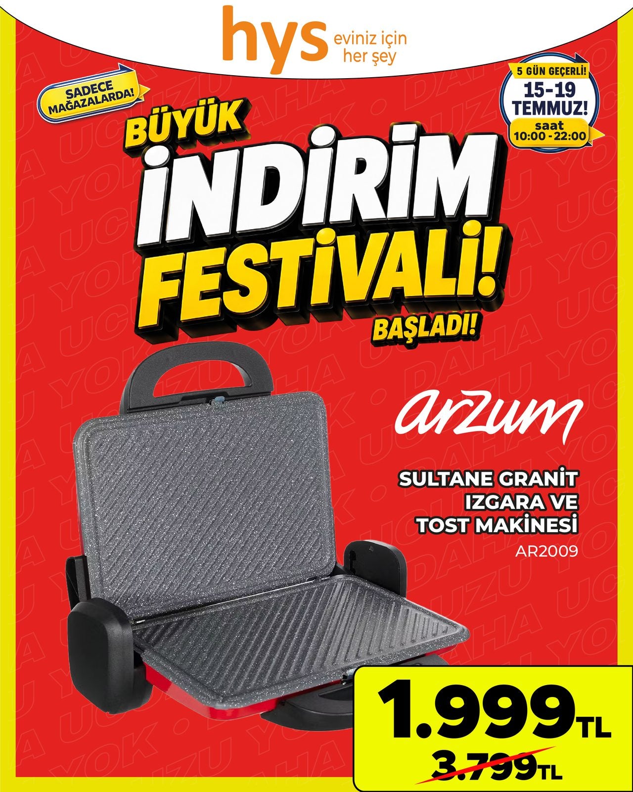 Arzum Sultane Izgara ve Tost Makinesi Ürün ana görseli
