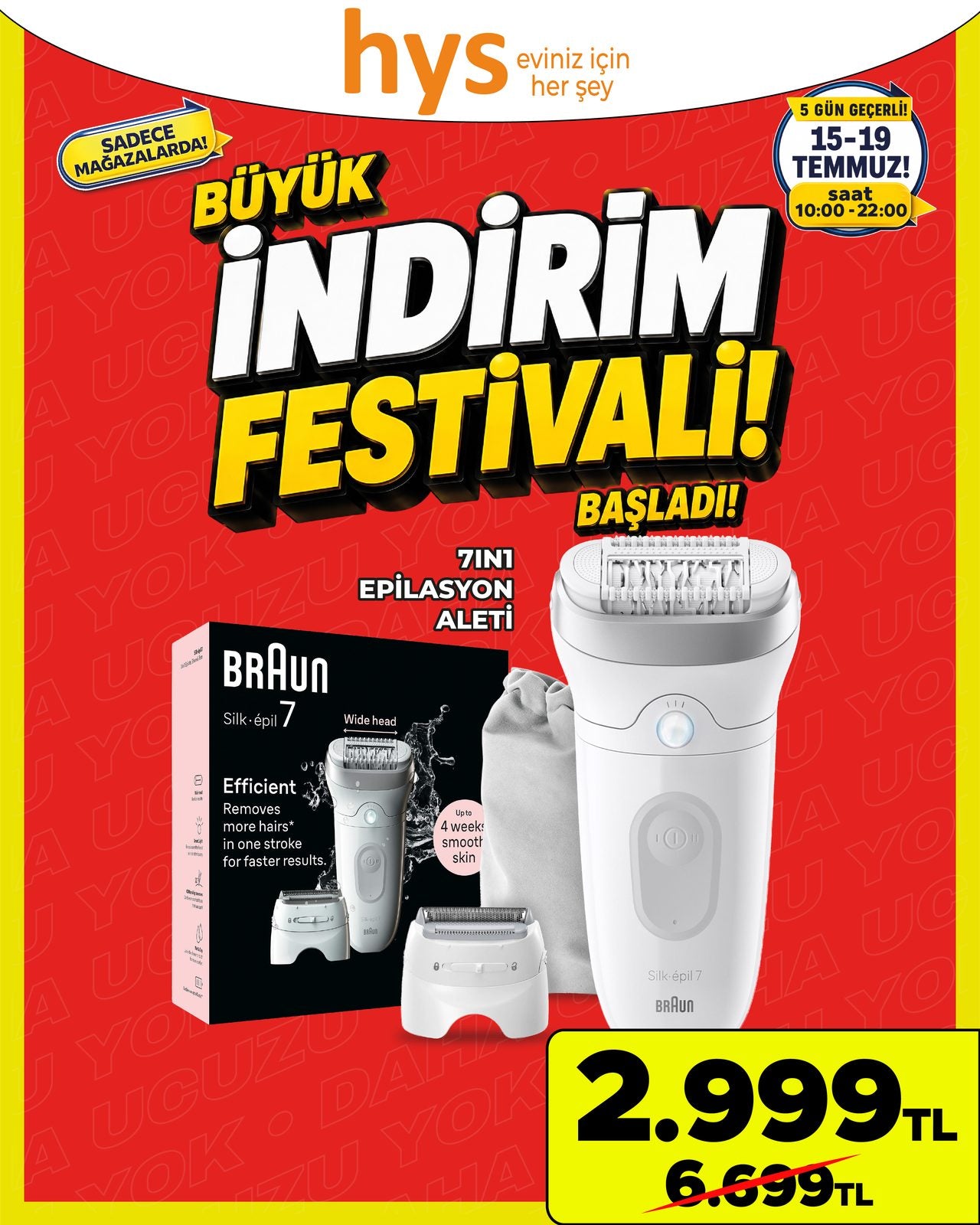 Braun 7in1 Epilasyon Aleti Ürün ana görseli