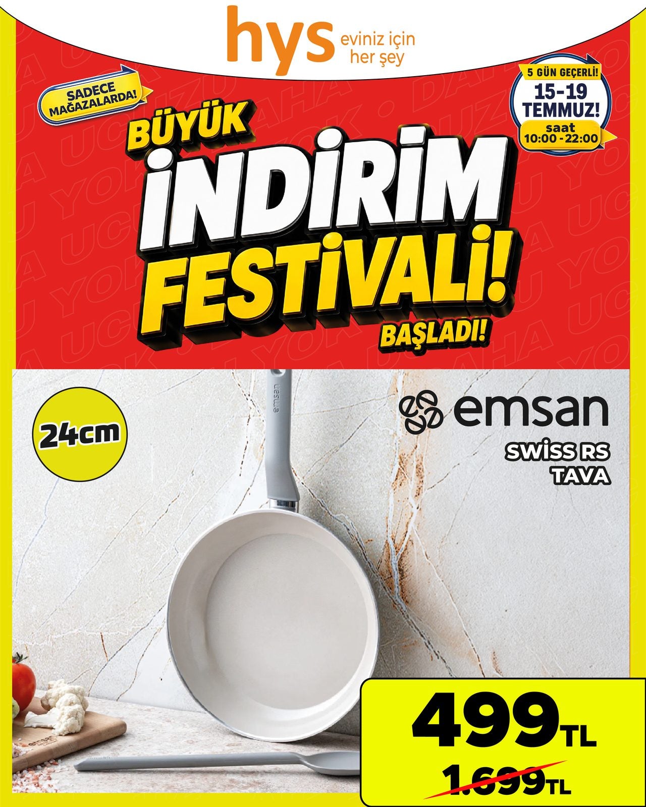 Emsan 24 Cm Tava
