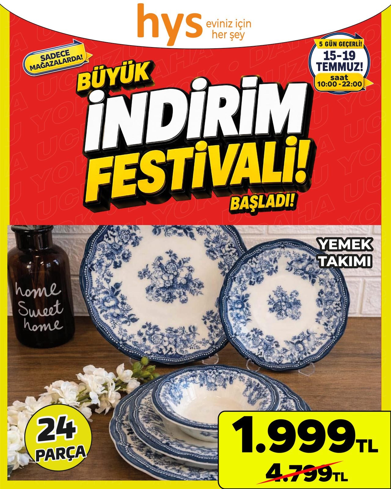 Emsan 24 Parça Yemek Takımı Ürün ana görseli