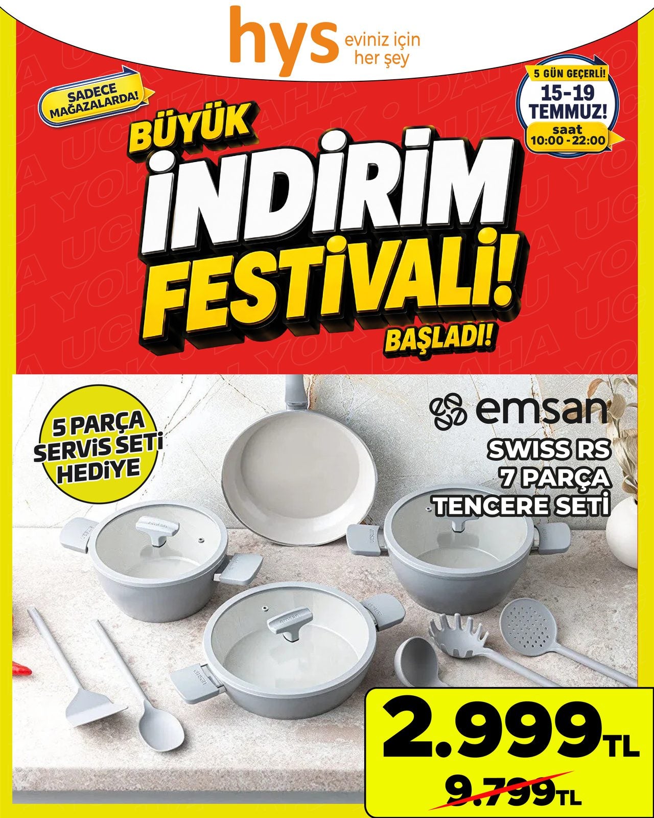 Emsan Swiss RS 7 Parça Tencere Seti Ürün ana görseli