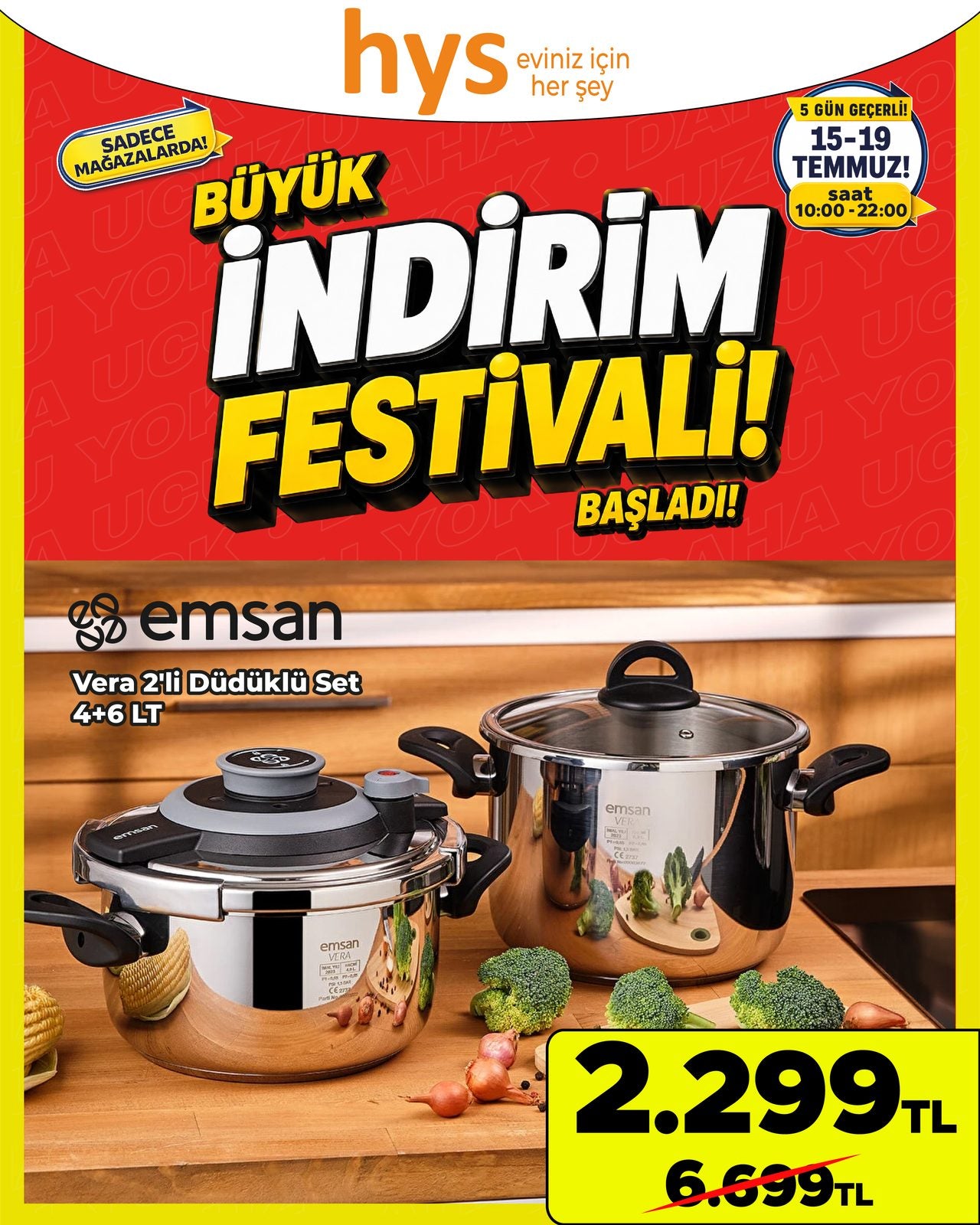 Emsan Vera 2'li Düdüklü Set