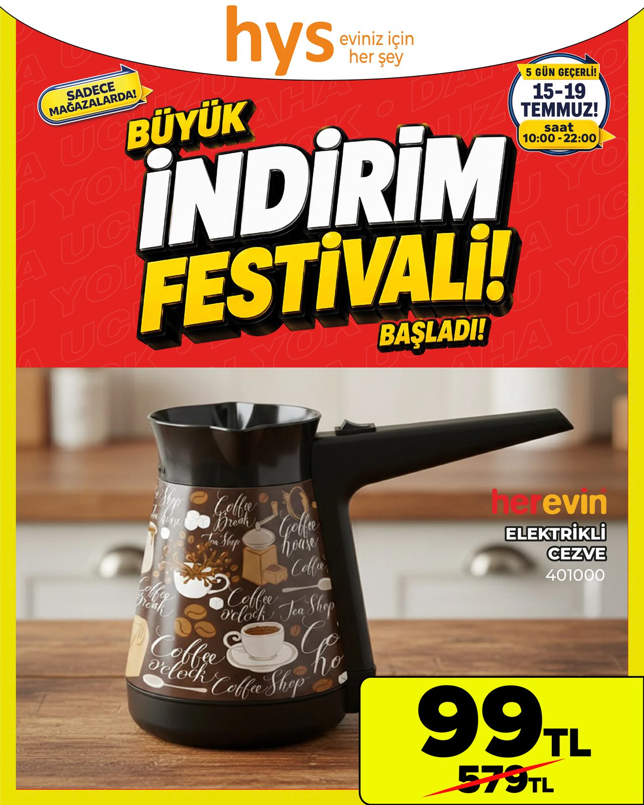 Evin Elektrikli Cezve Ürün ana görseli