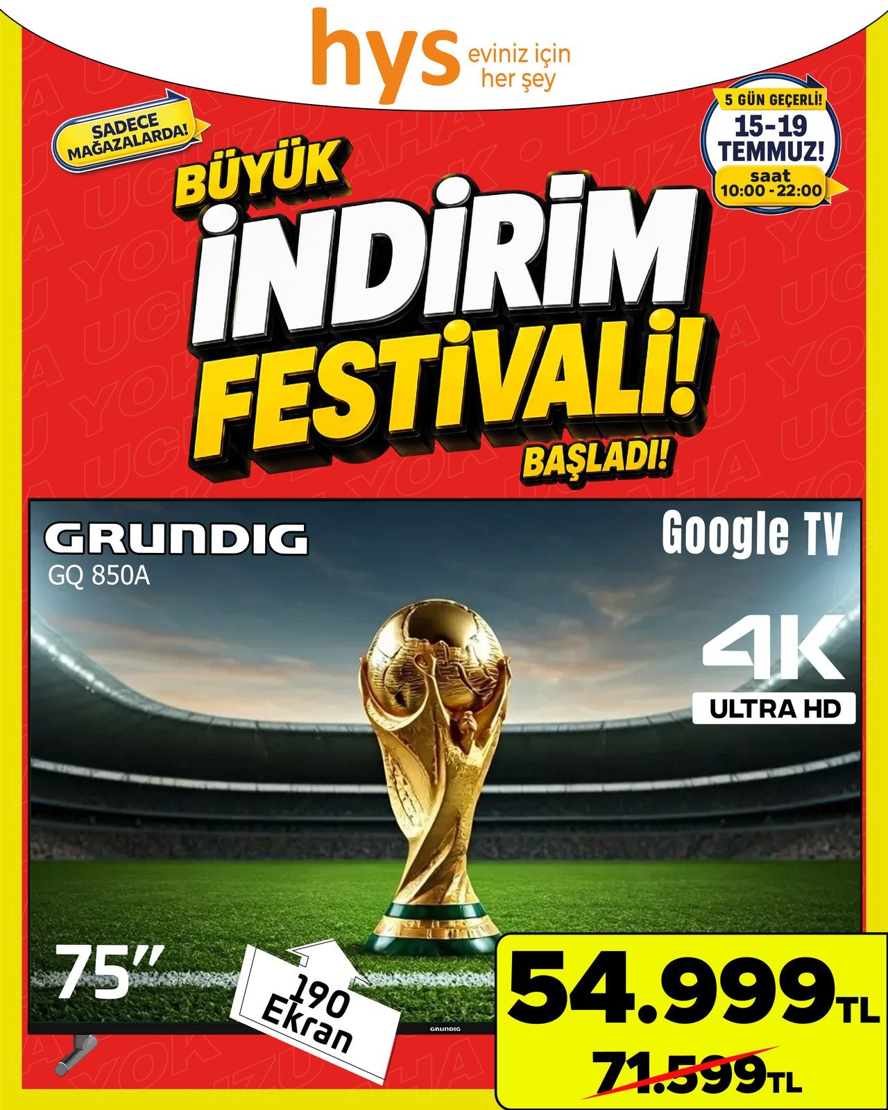 Grundig 75 İnç Google TV