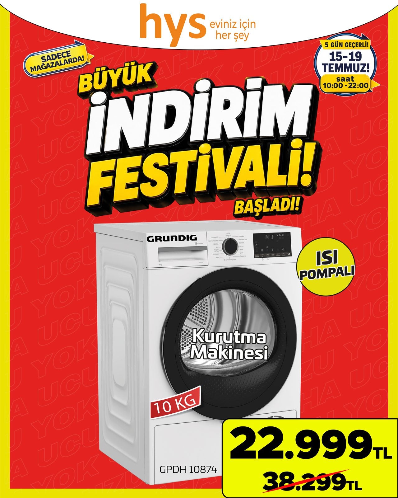 Grundig Kurutma Makinesi Ürün ana görseli
