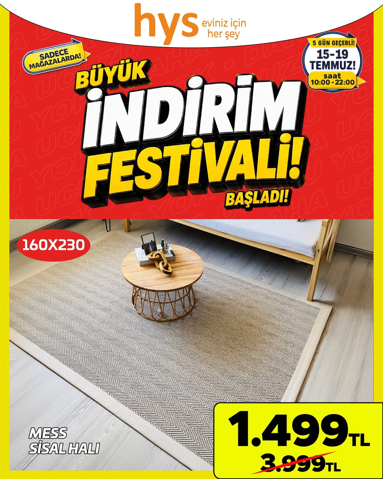 Mess Sisal Halı Ürün ana görseli