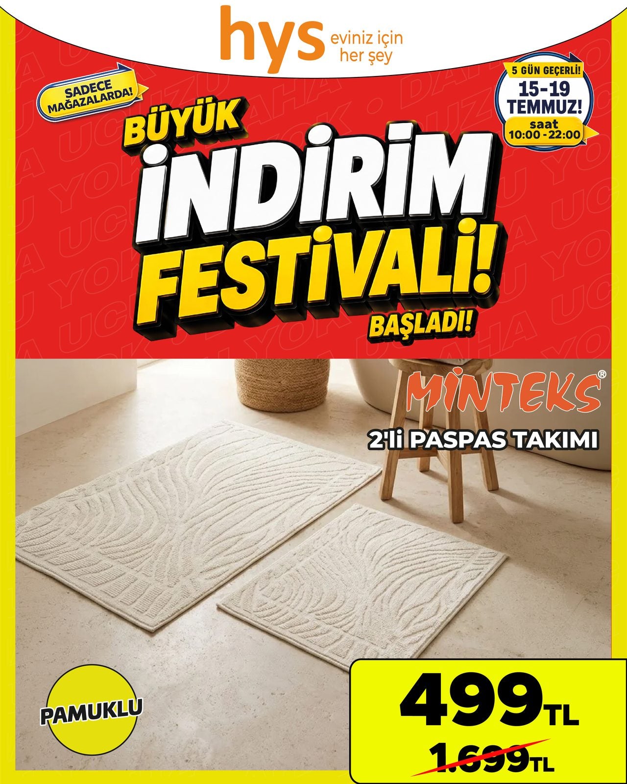Minteks İkili Paspas Takımı Ürün ana görseli