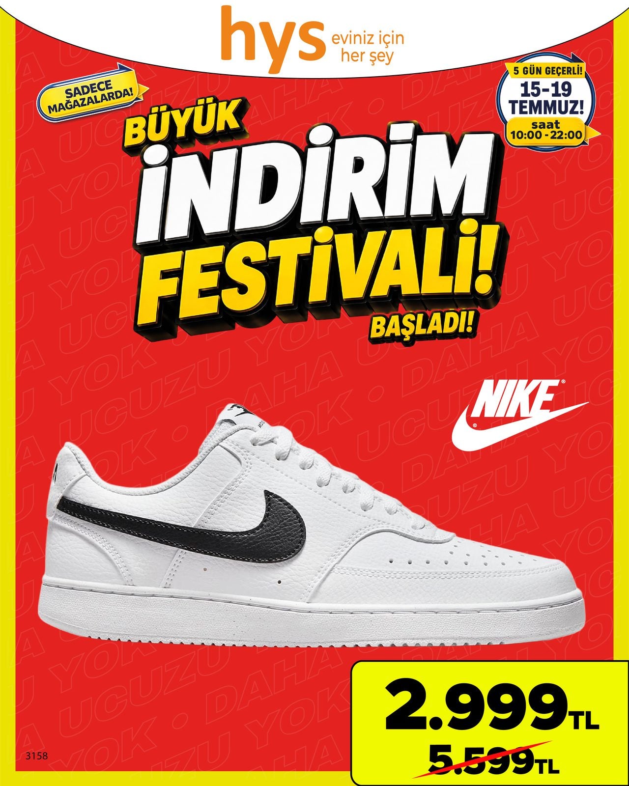 Nike Beyaz Spor Ayakkabı