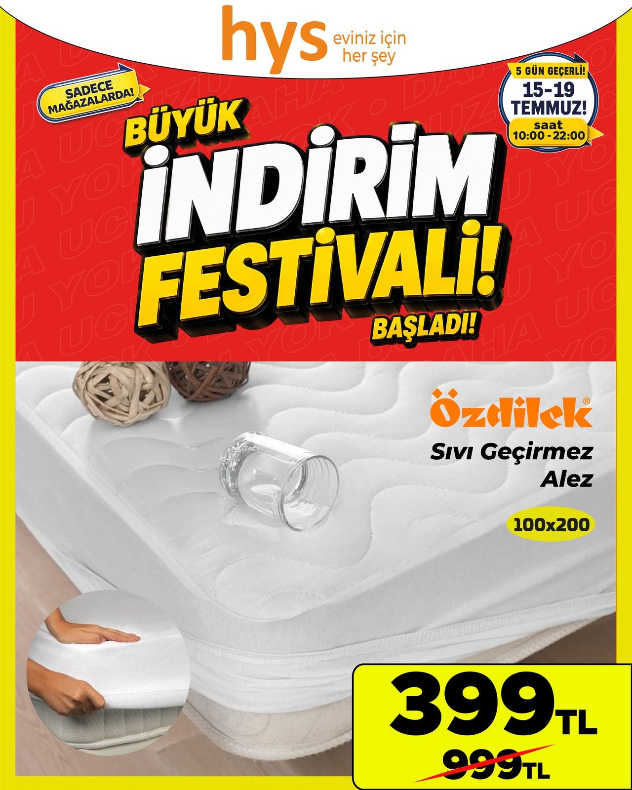 Özdilek Sıvı Geçirmez Alez Ürün ana görseli