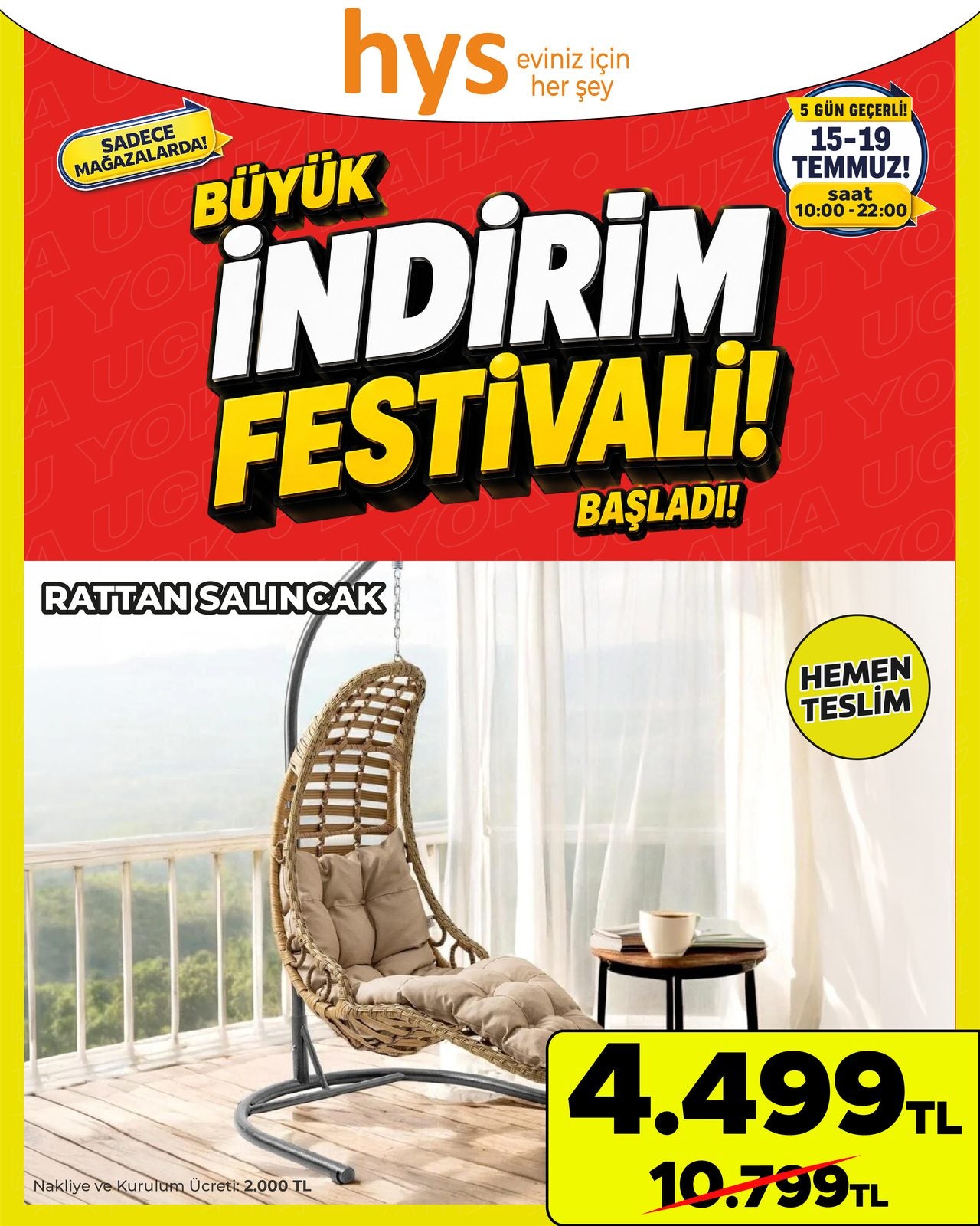 Rattan Salıncak