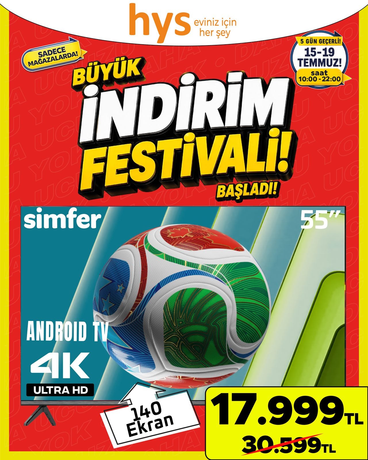 Simfer 55 İnç Android TV