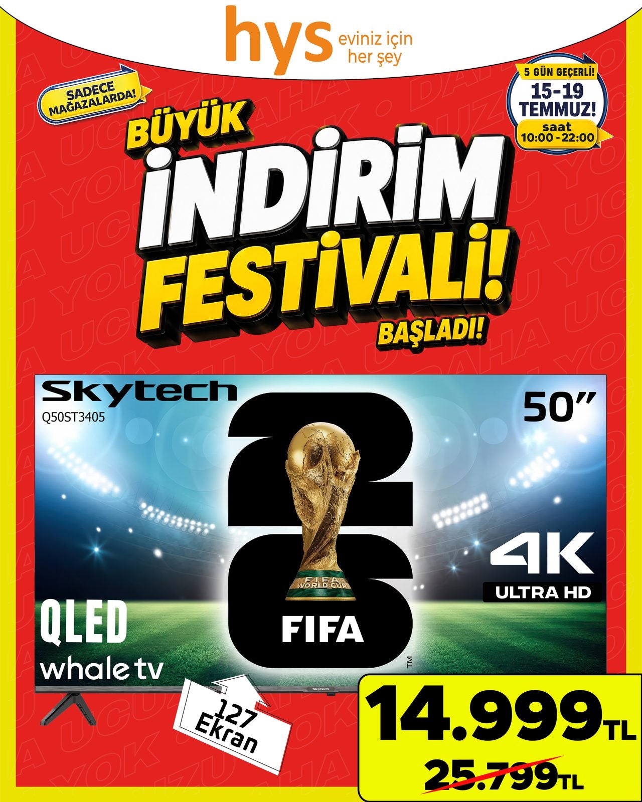 Skytech 50 İnç QLED TV