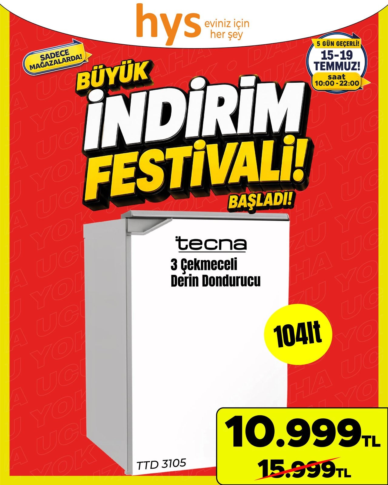 Tecna Derin Dondurucu Ürün ana görseli
