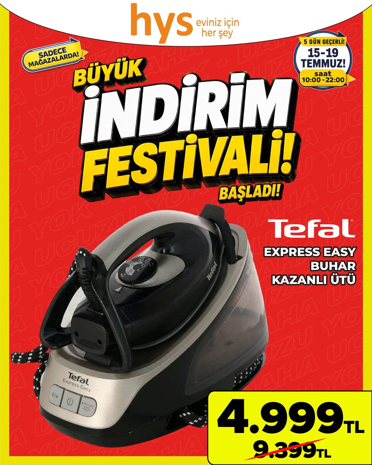 Tefal Express Easy Buhar Kazanlı Ütü