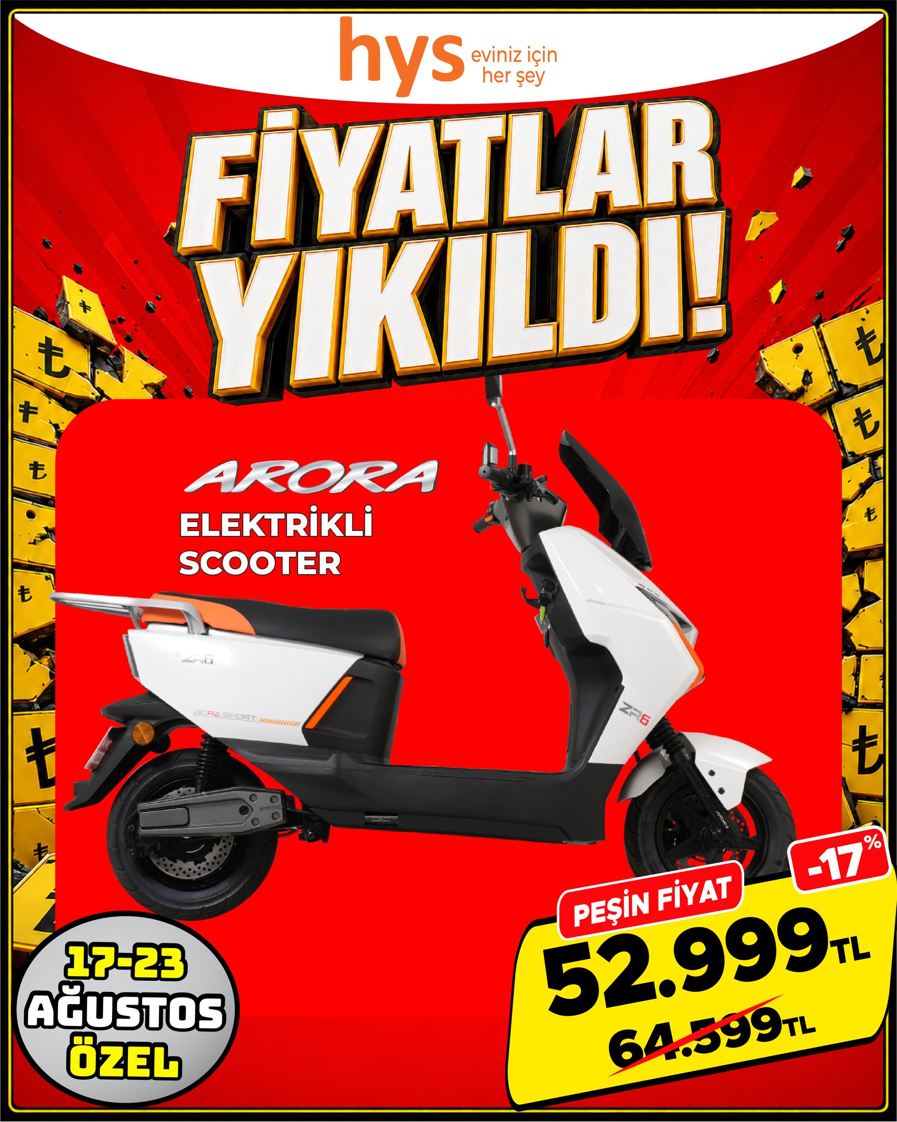 Arora Elektrikli Scooter