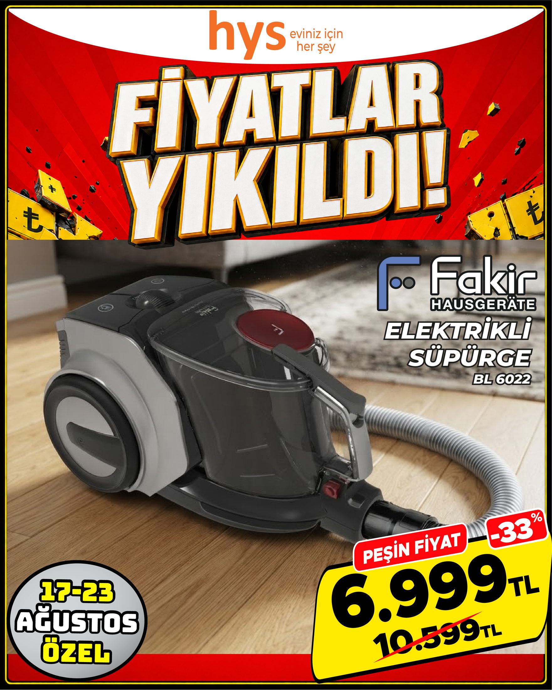 Fakir Elektrikli Süpürge BL6022 Ürün ana görseli