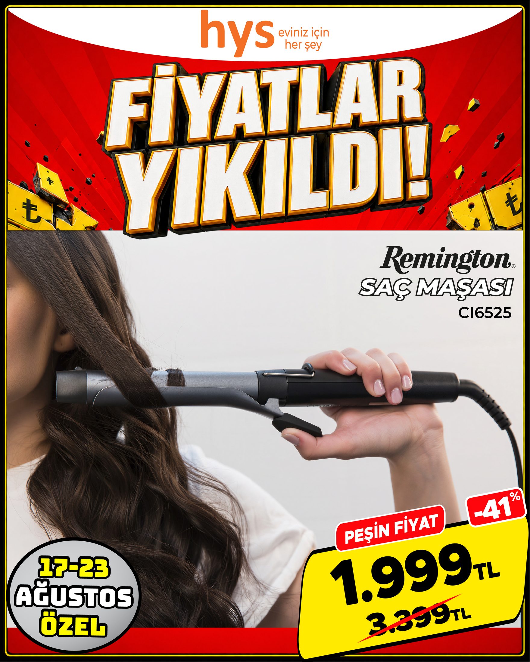 Remington Saç Maşası CI6525 Ürün ana görseli