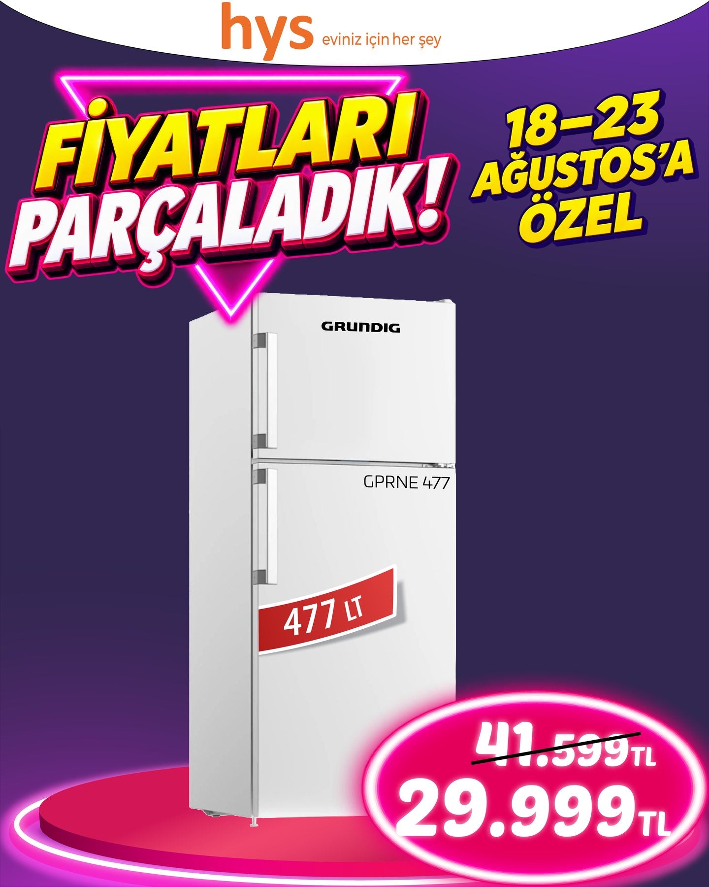Grundig 477 Lt Buzdolabı