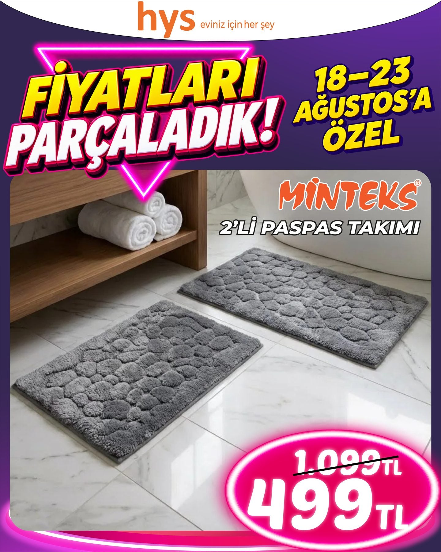 Minteks 2’li Paspas Takımı Ürün ana görseli