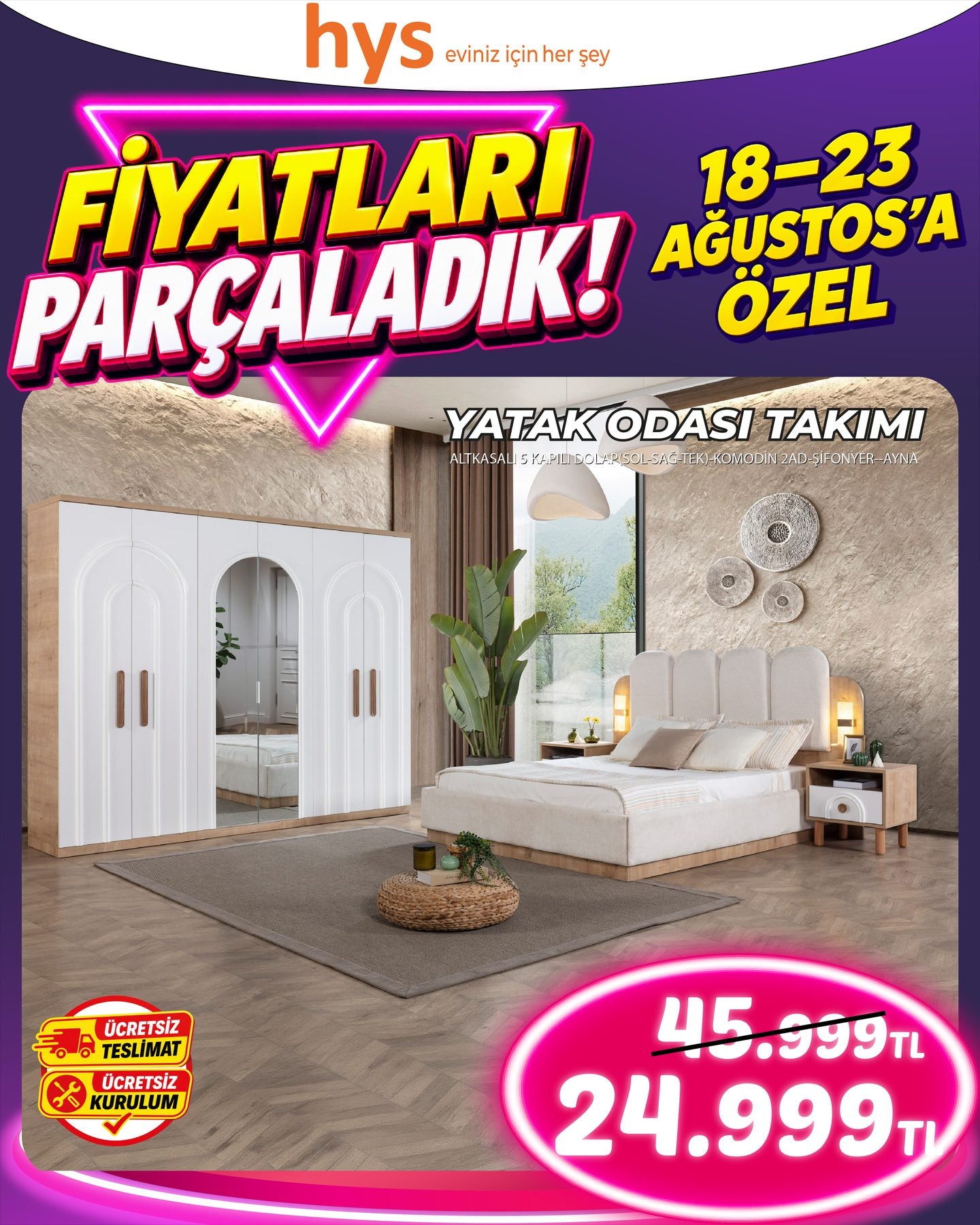 Yatak Odası Takımı Model 2 Ürün ana görseli