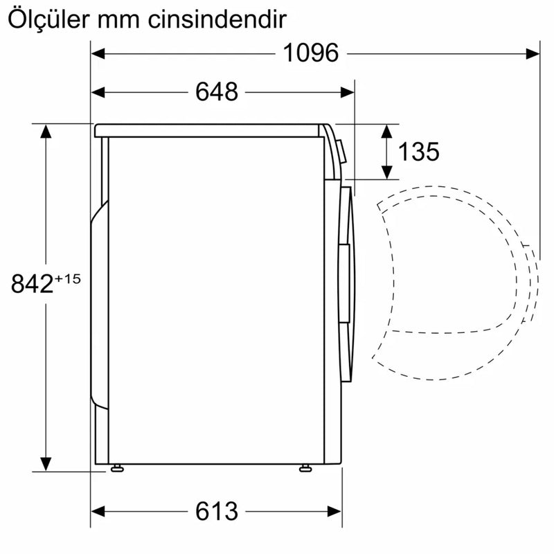 Profilo Kurutma Makinesi 8 KG - KM8612HTR