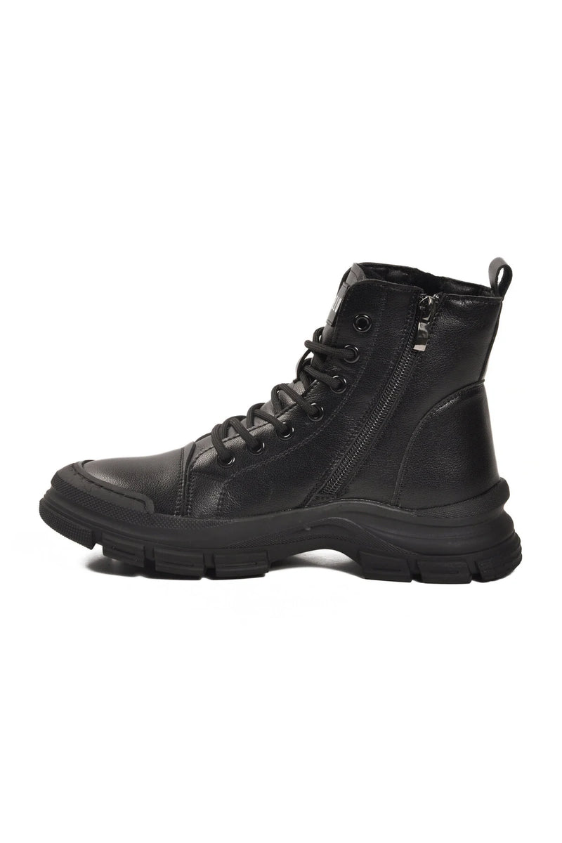 GAMELU Siyah Memory Foam Kaymaz Taban Kadın Bot Neptün Z