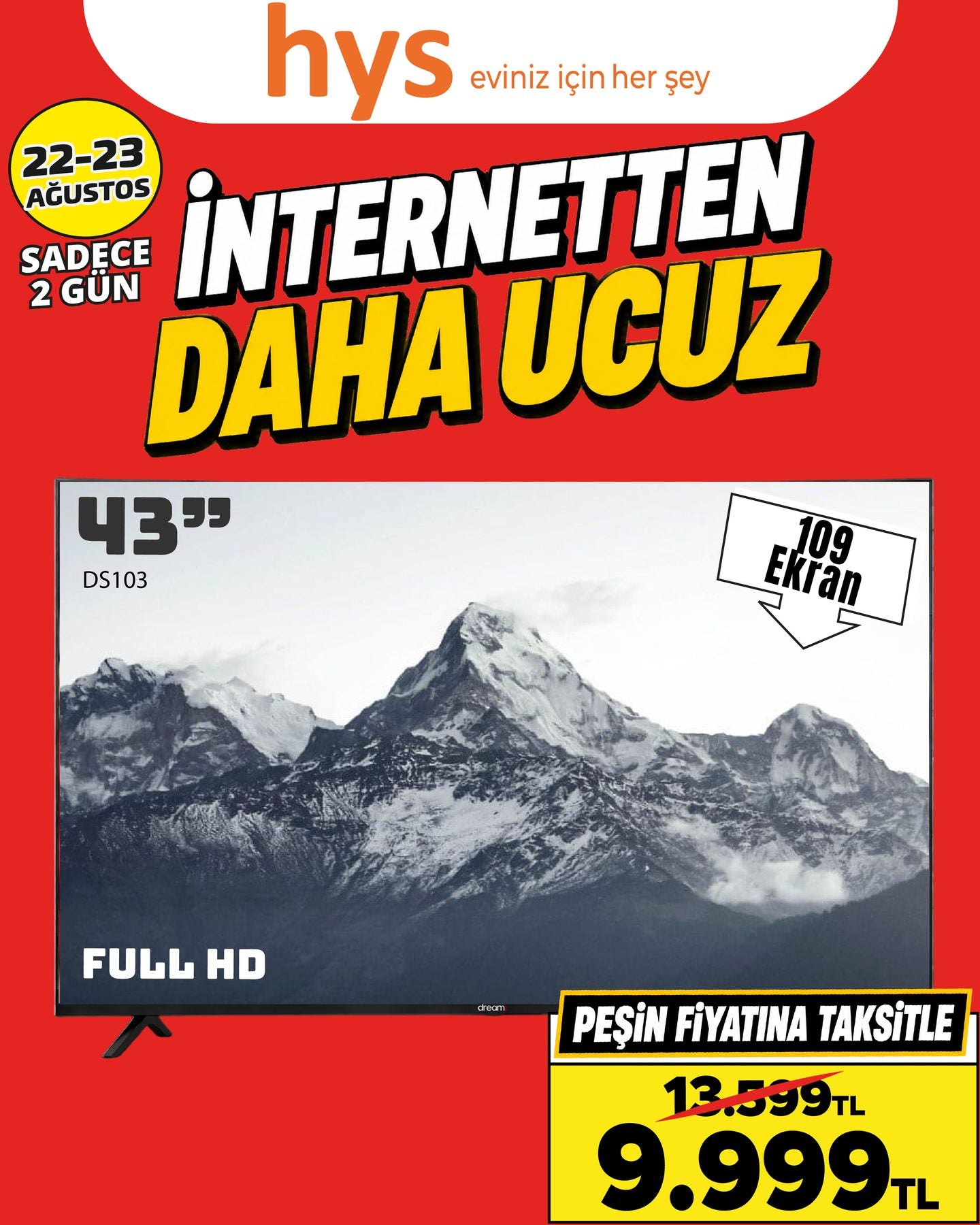43 İnç Full HD TV Ürün ana görseli
