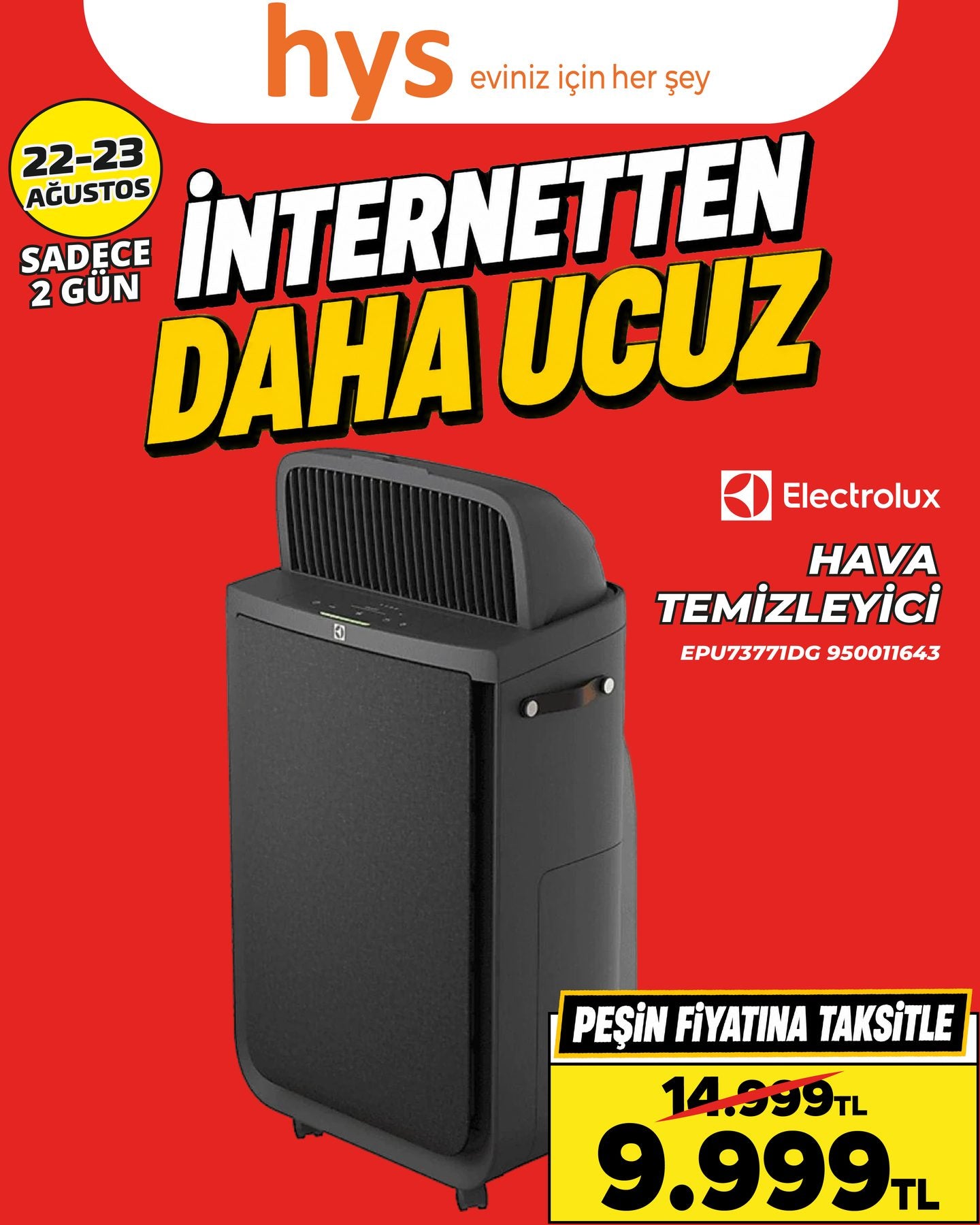 Electrolux Hava Temizleyici