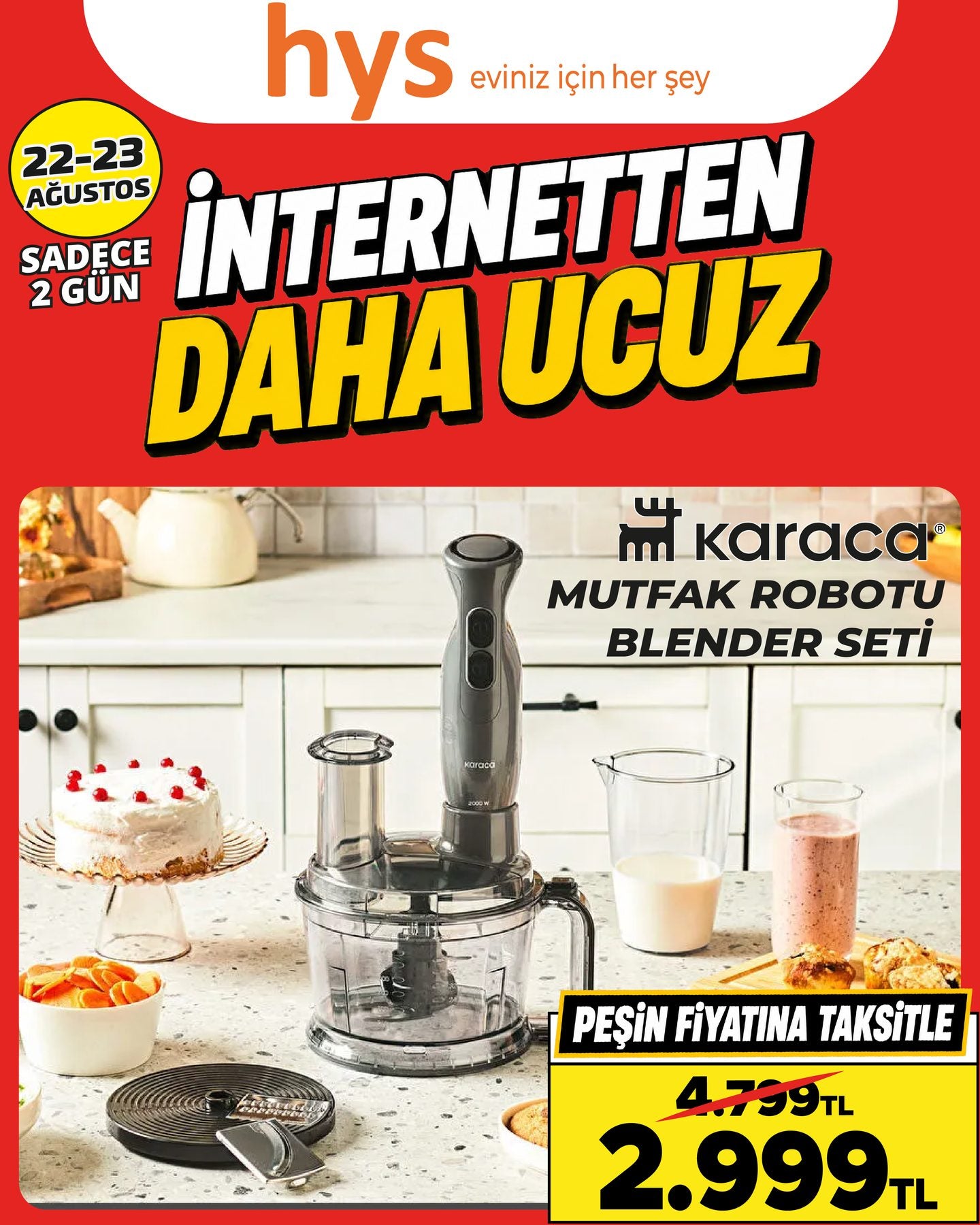 Karaca Mutfak Robotu Blender Seti