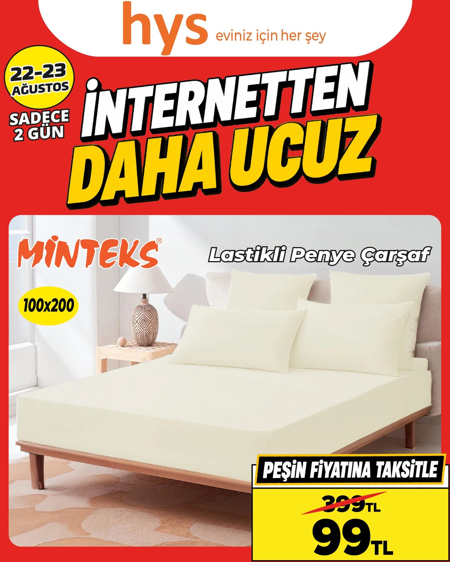 Minteks Lastikli Penye Çarşaf 160x200 Ürün ana görseli