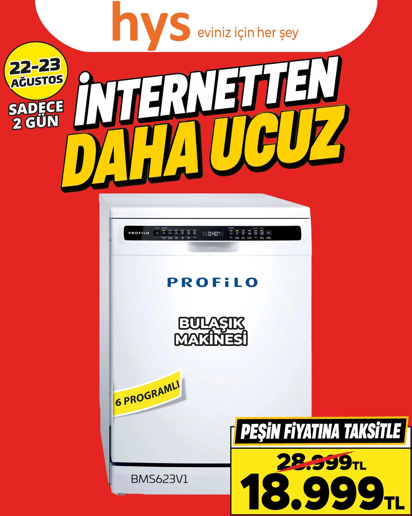 Profilo Bulaşık Makinesi Ürün ana görseli