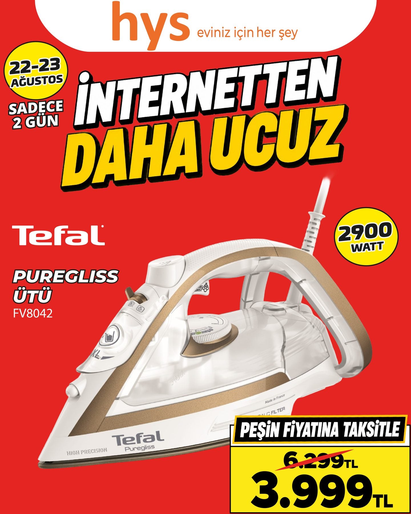 Tefal Puregliss Ütü FV8042