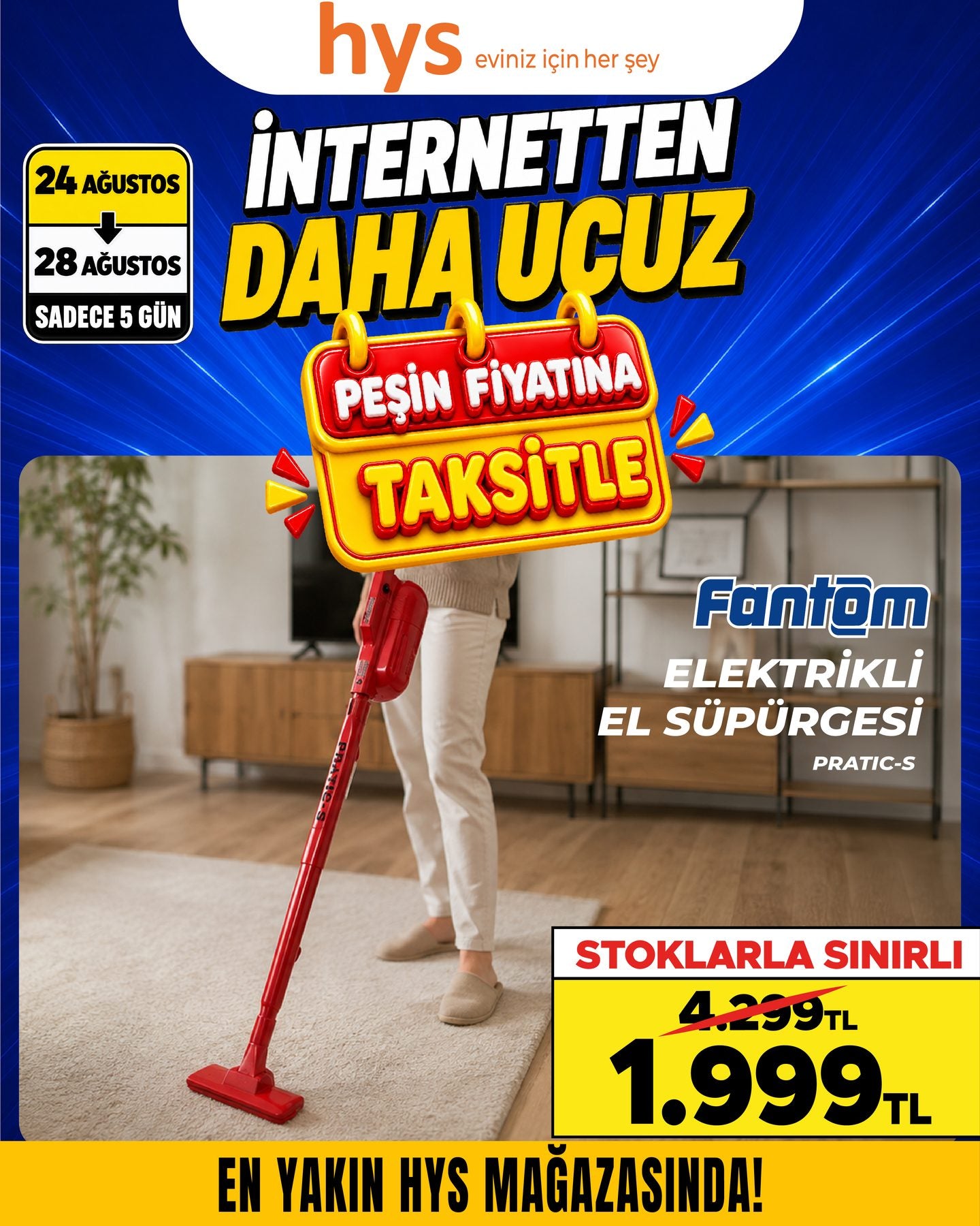 Fantom Elektrikli El Süpürgesi Ürün ana görseli