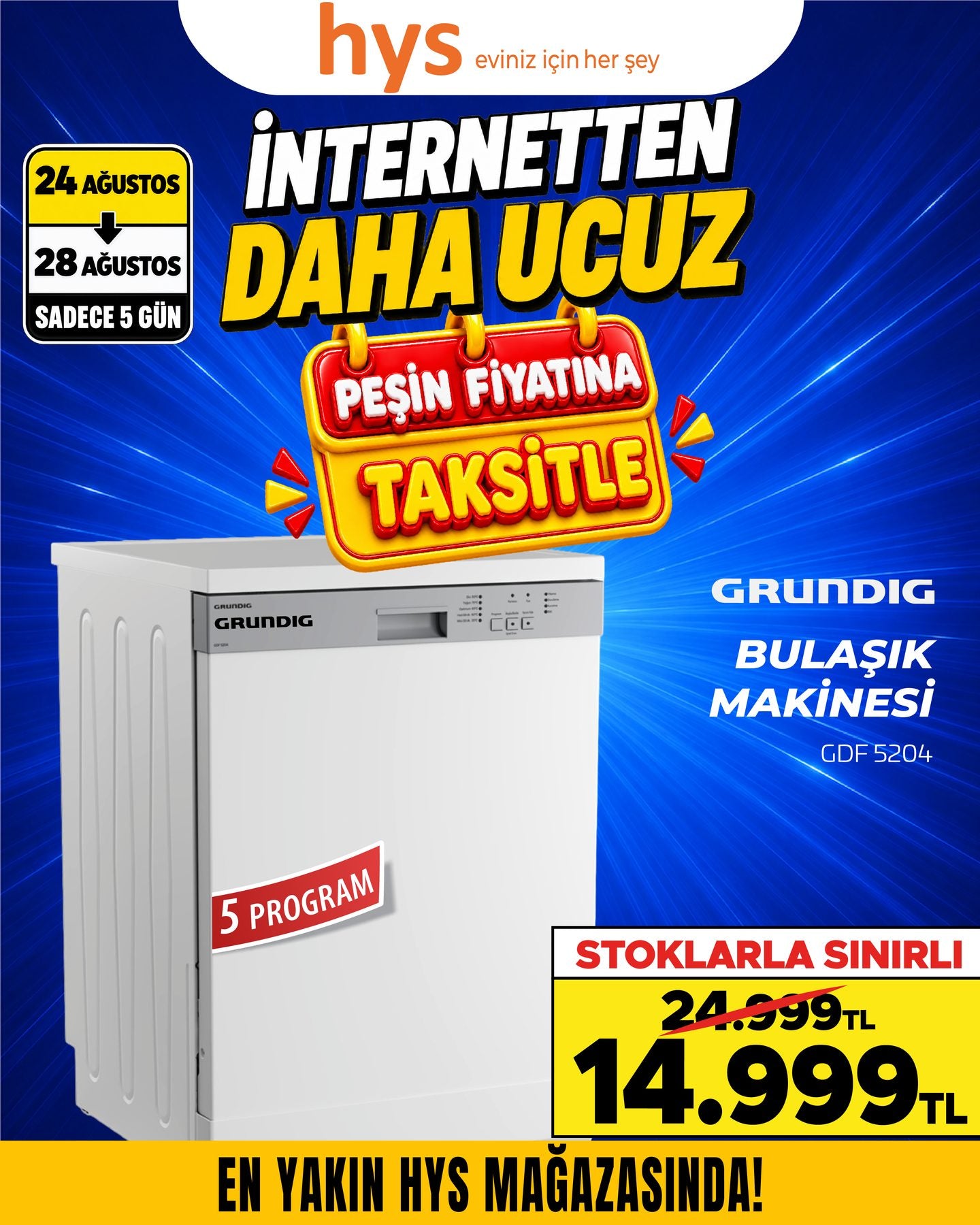 Grundig Bulaşık Makinesi Ürün ana görseli